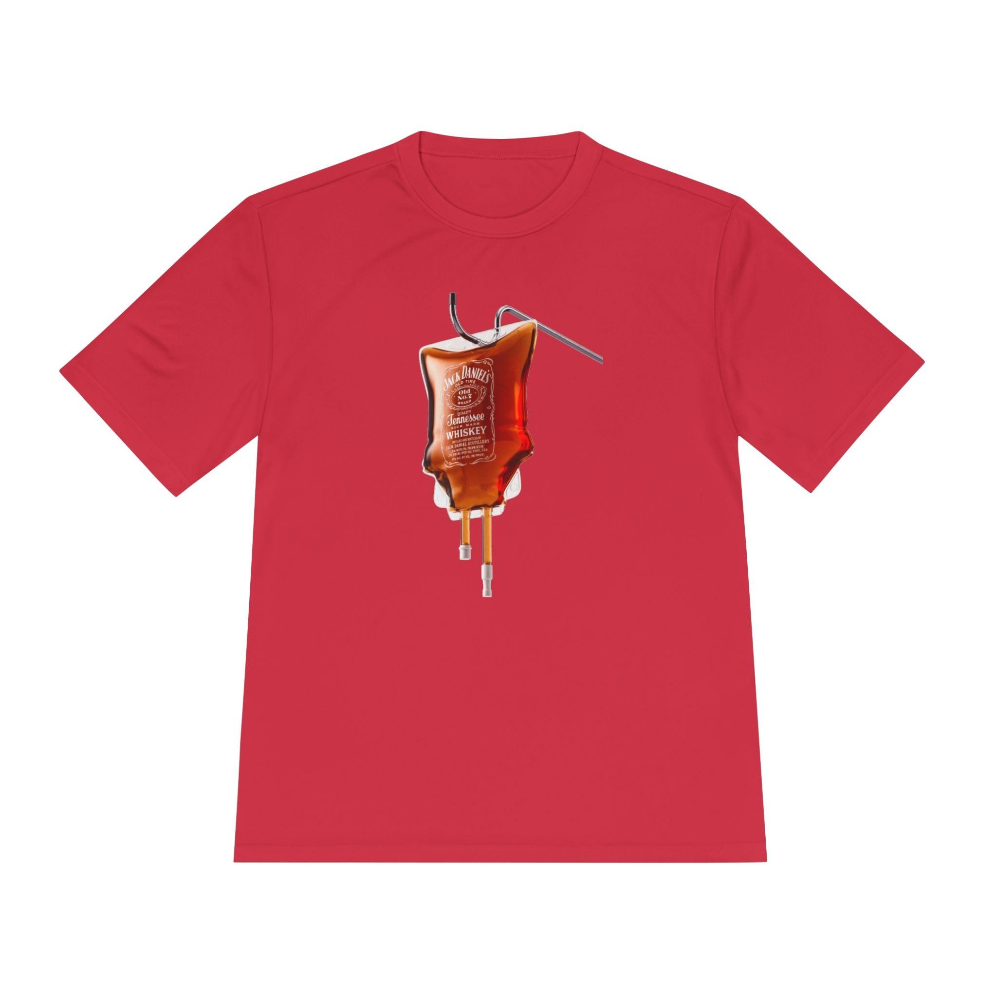 IV Bag Whiskey Drip Tee | Medical Alcohol Bottle Graphic, Unisex Moisture Wicking Tee, Nurse Gift, Doctor Shirt, Healthcare Apparel,