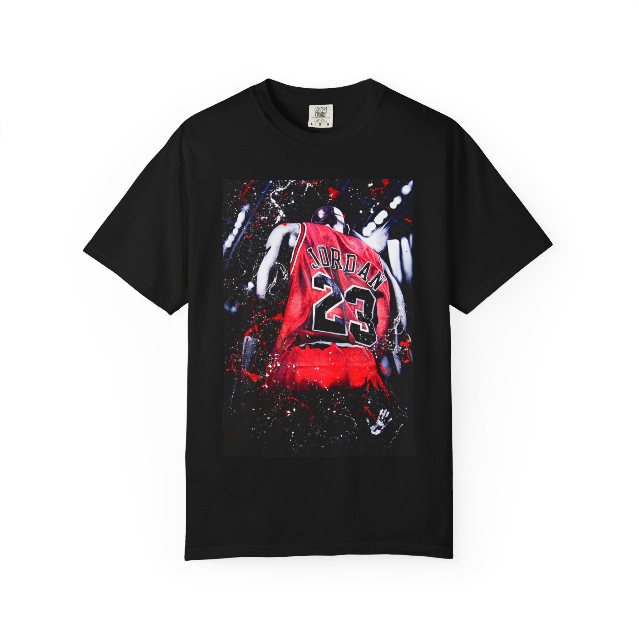 Red Basketball Jersey Number #23 T-Shirt | Retro Sports Graphic