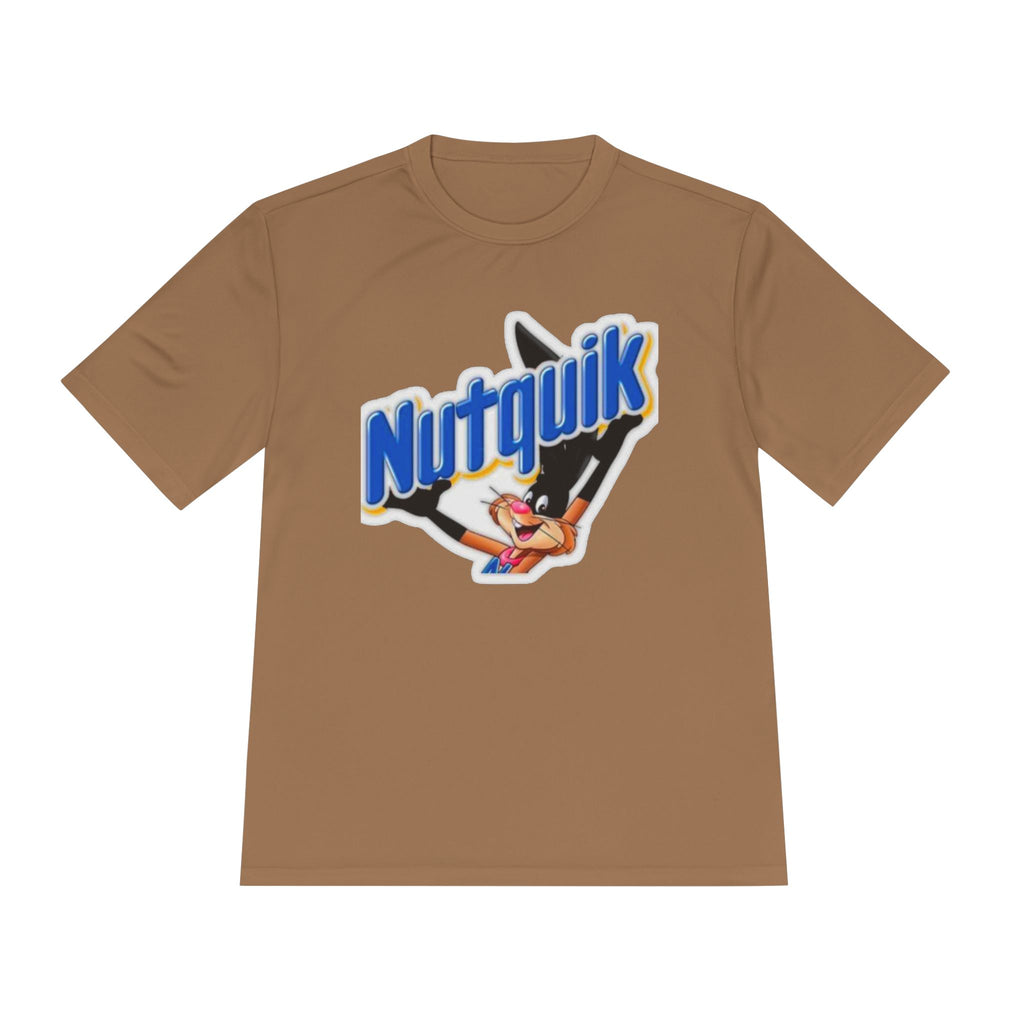 Nutquik cartoon logo Tee | vintage cereal parody graphic shirt