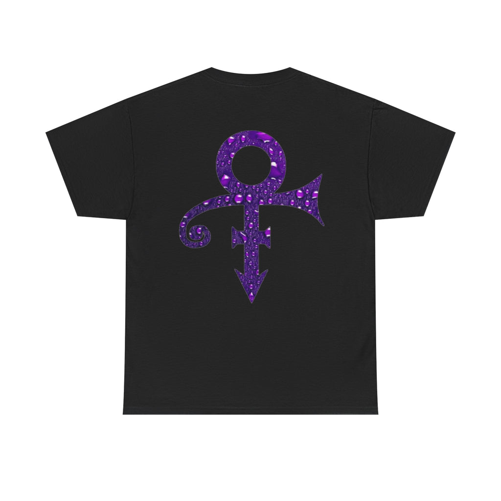 Prince Portrait Tee — Iconic Purple Love Symbol T-Shirt