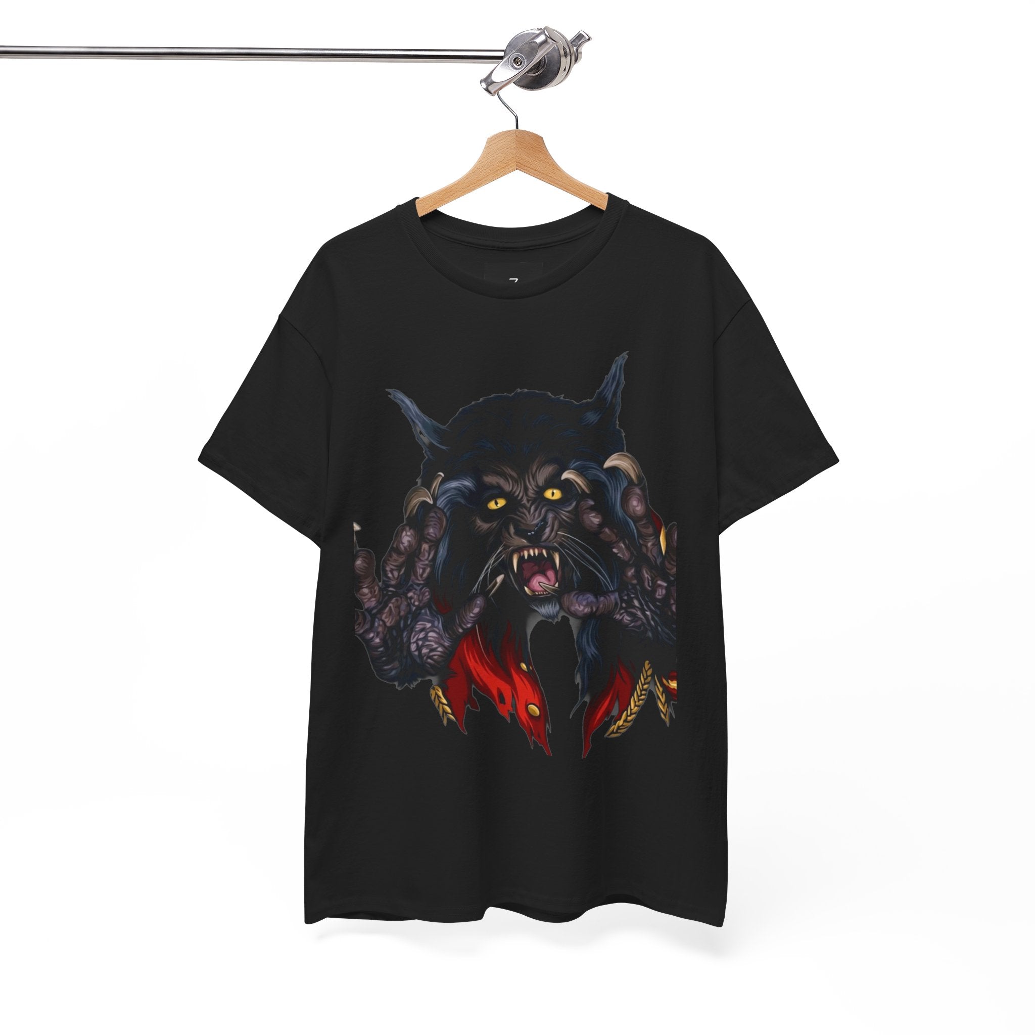 Werewolf Horror Ripped Flesh Monster Graphic Tee