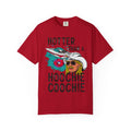 Hotter Than a Hoochie Coochie T-shirt | Retro Cowboy Illustration, Sunglasses & Roses