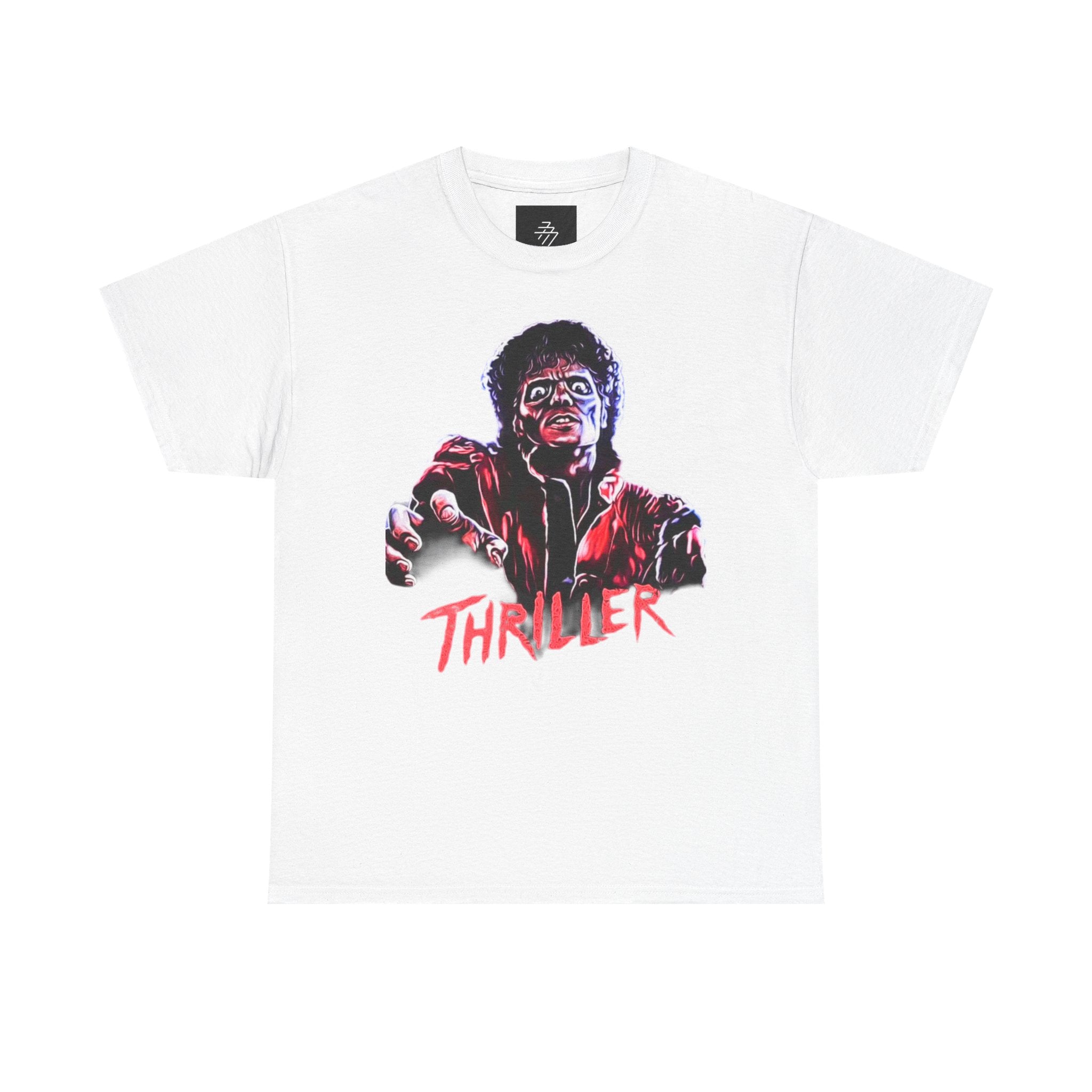Thriller Graphic Tee — Retro Zombie Pop Horror Shirt