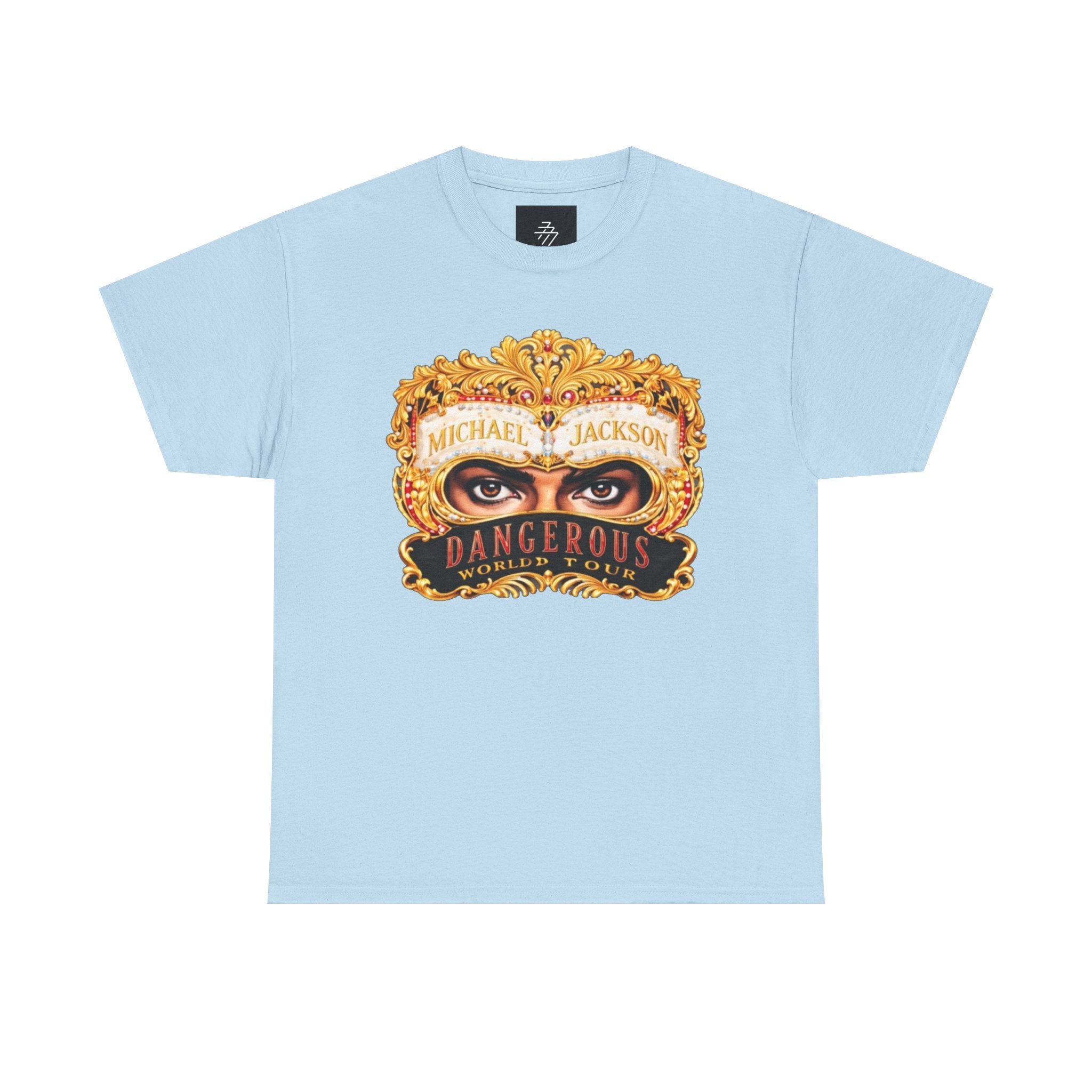 Graphic Tee — 'Dangerous' Mask Eyes Vintage Album Art