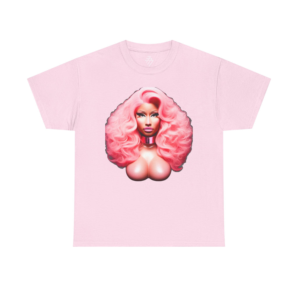 Nicki Barbie Pink Fan Drip Tee