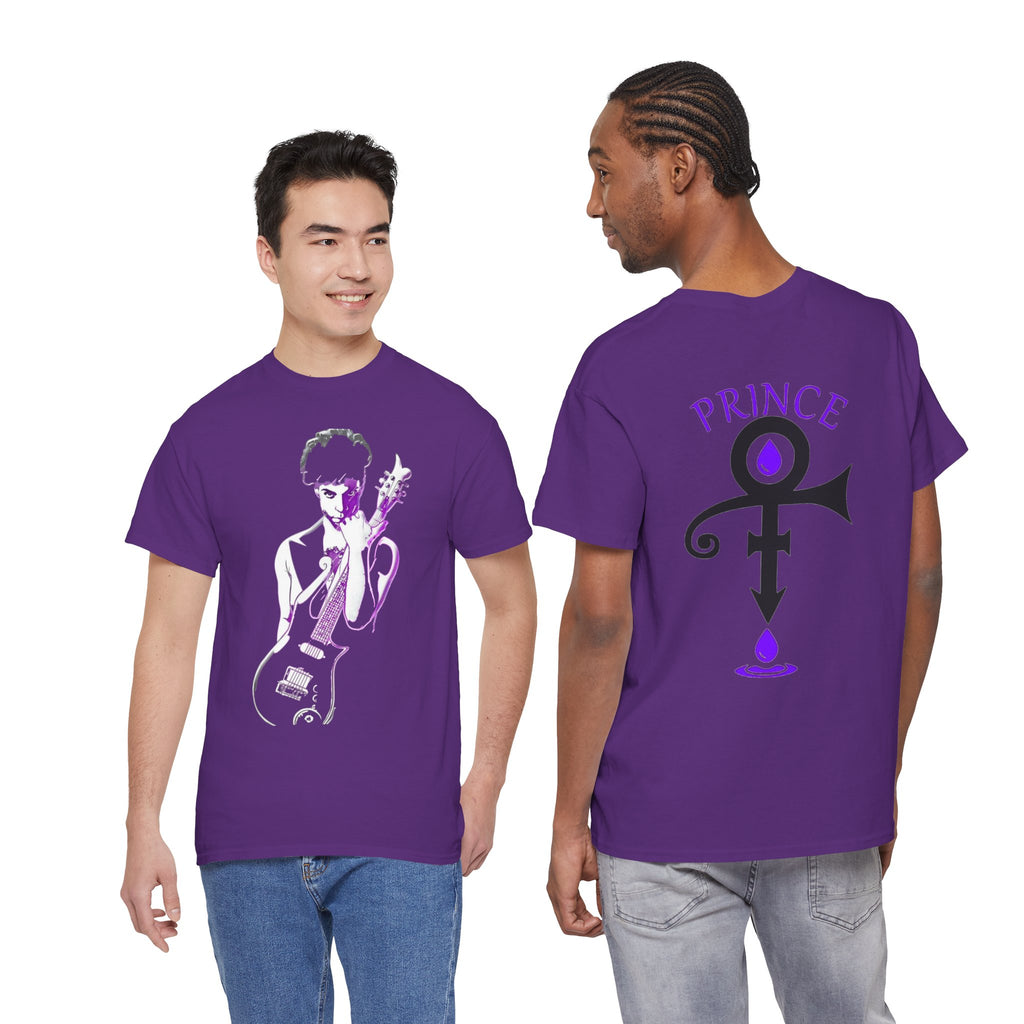 Symbol Graphic Tee — Purple Rain Tribute Guitar Portrait