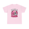 "Tackle Cancer" Pink Football Helmet Breast Cancer Awareness Tee