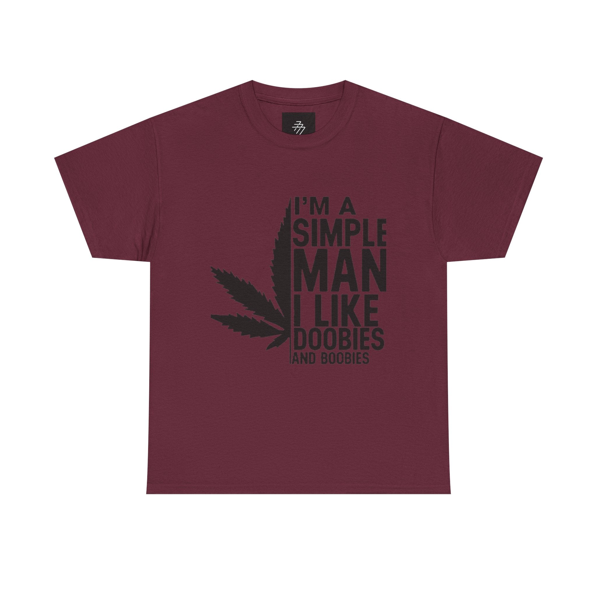 I Like Doobies and Boobies T-Shirt | Cannabis Leaf Graphic Tee