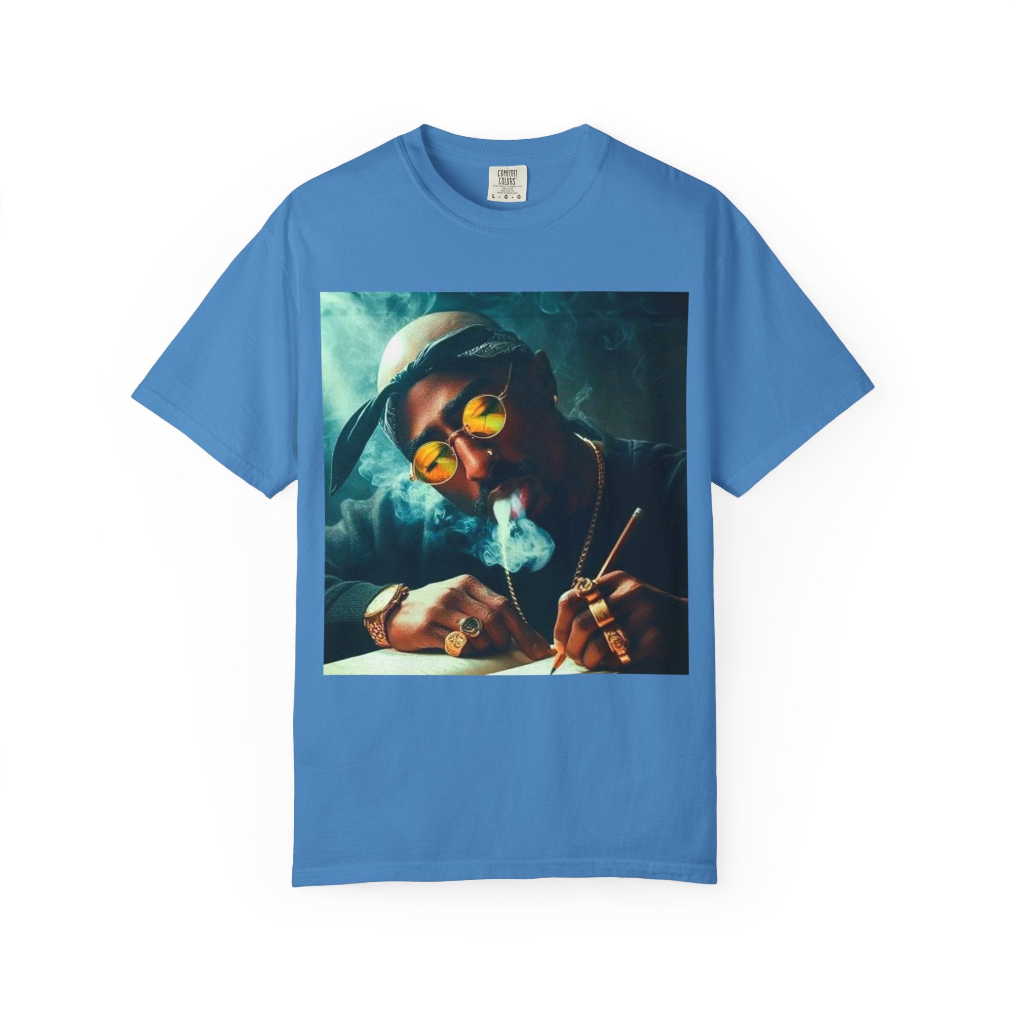 Smoker Portrait T-Shirt | Retro Cool Smoking Artwork