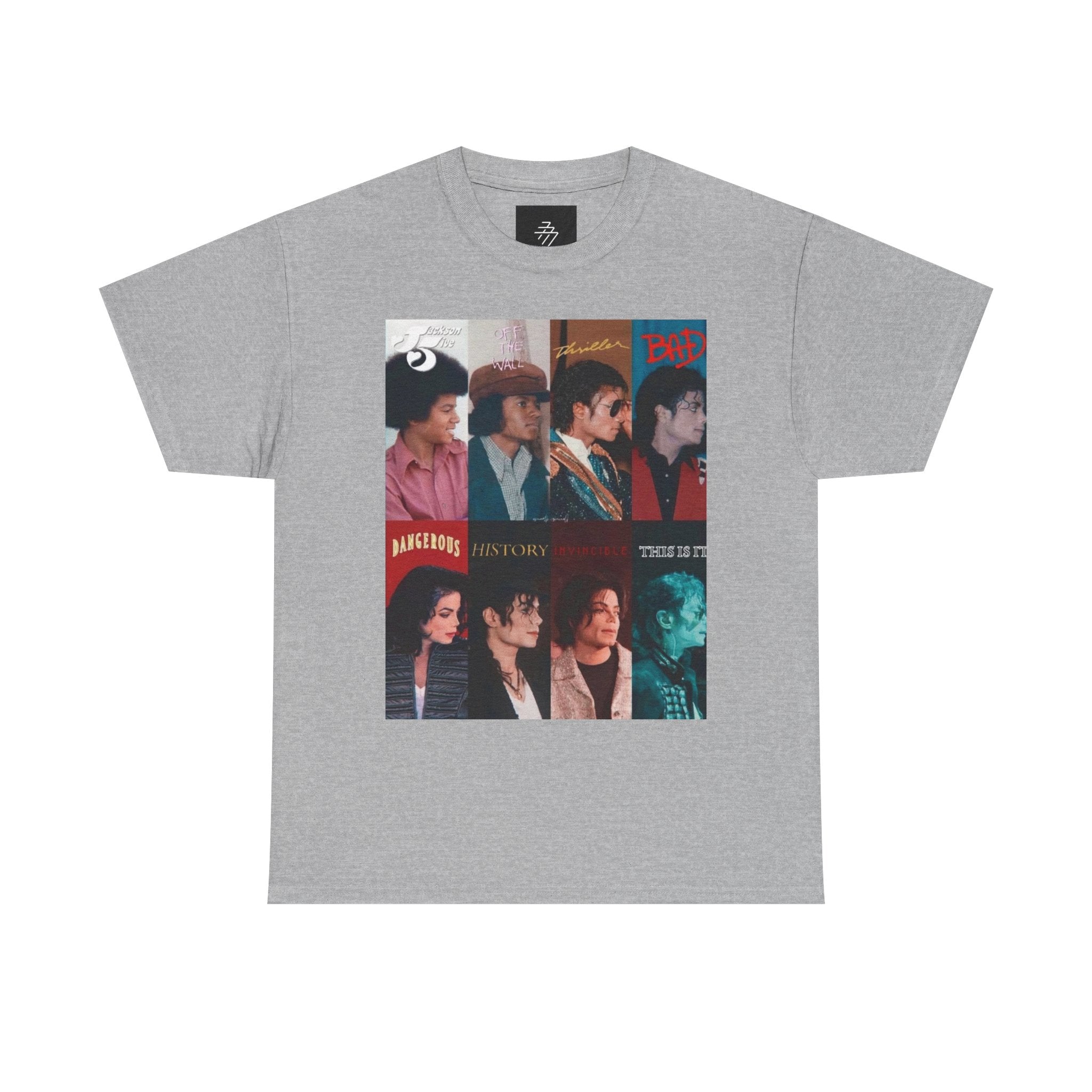 MJ Retro Pop Icon Photo with Script Back