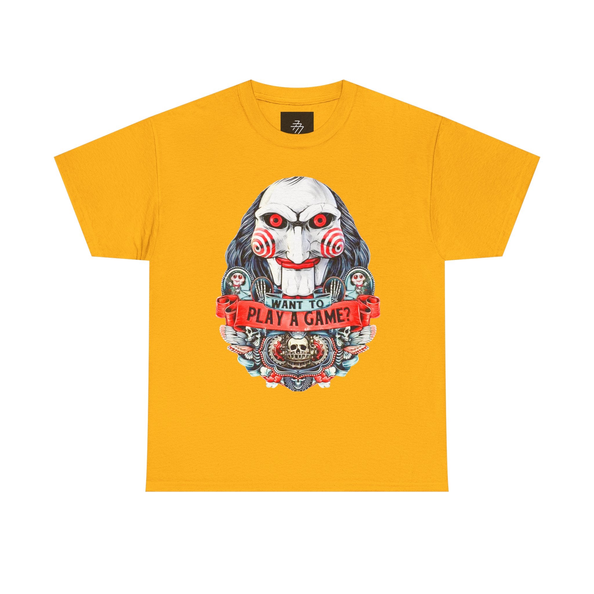 Horror 'Want to Play a Game?' Graphic Tee