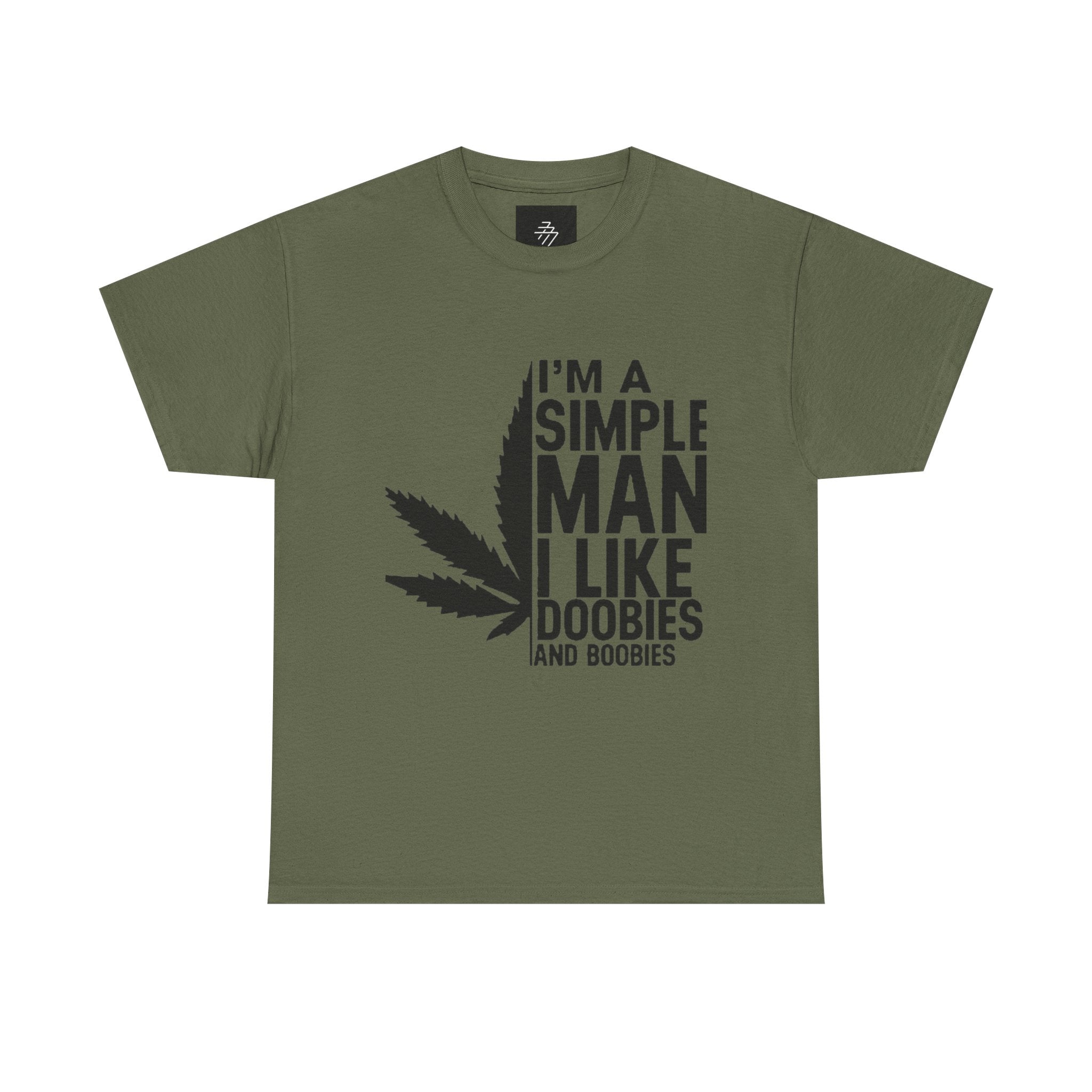 I Like Doobies and Boobies T-Shirt | Cannabis Leaf Graphic Tee