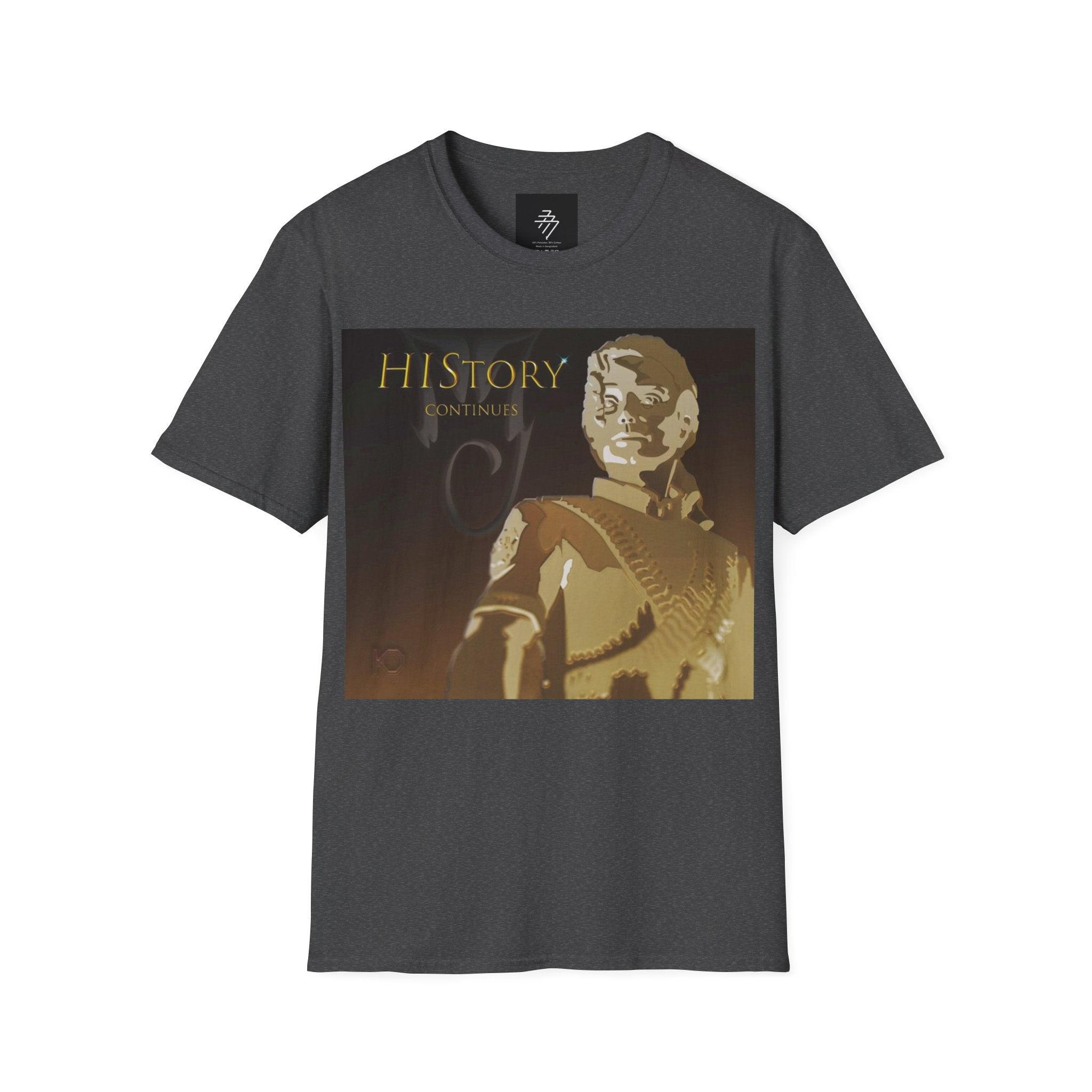 History Continues T-Shirt | Vintage Statue Print