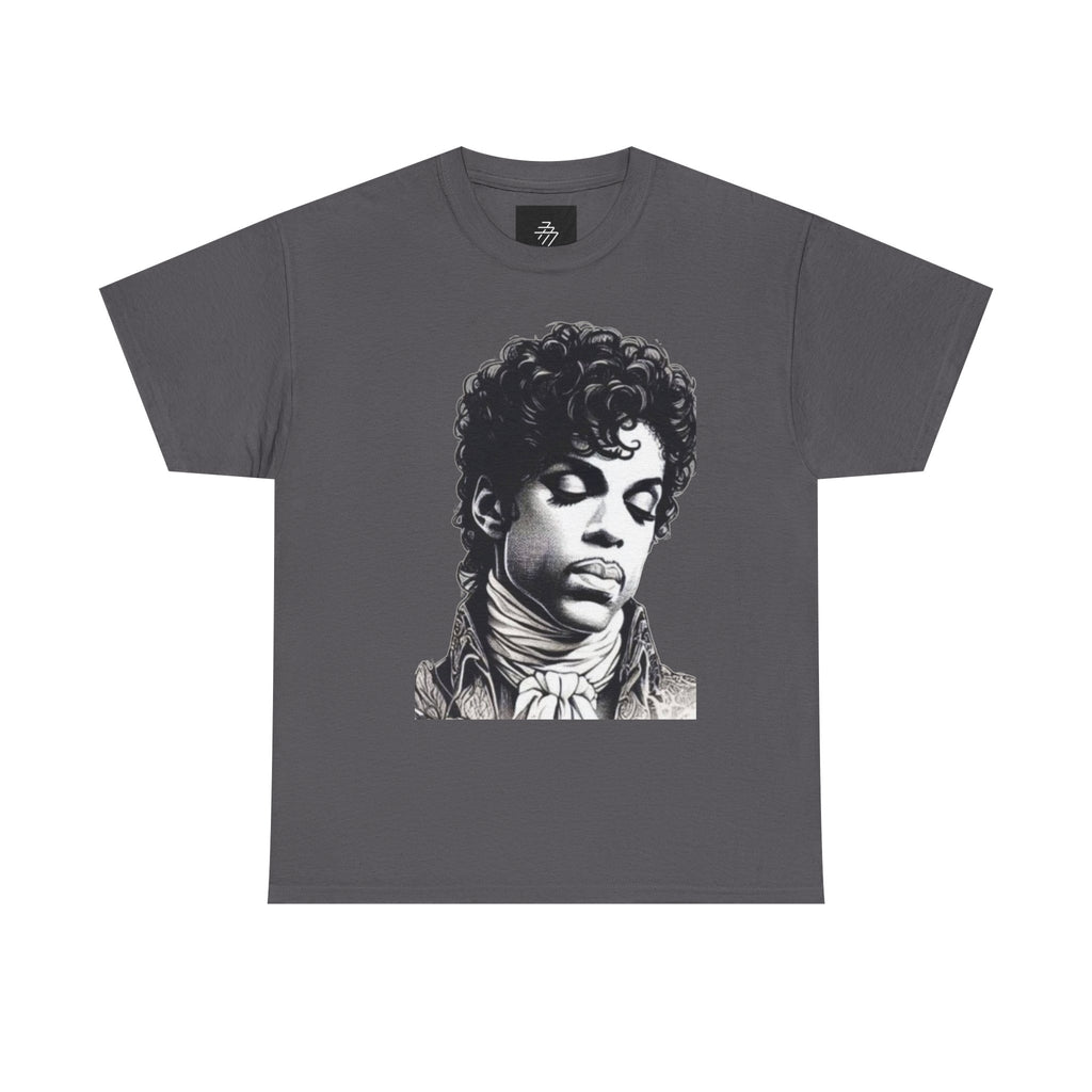 Prince Portrait Tee — Iconic Purple Love Symbol T-Shirt