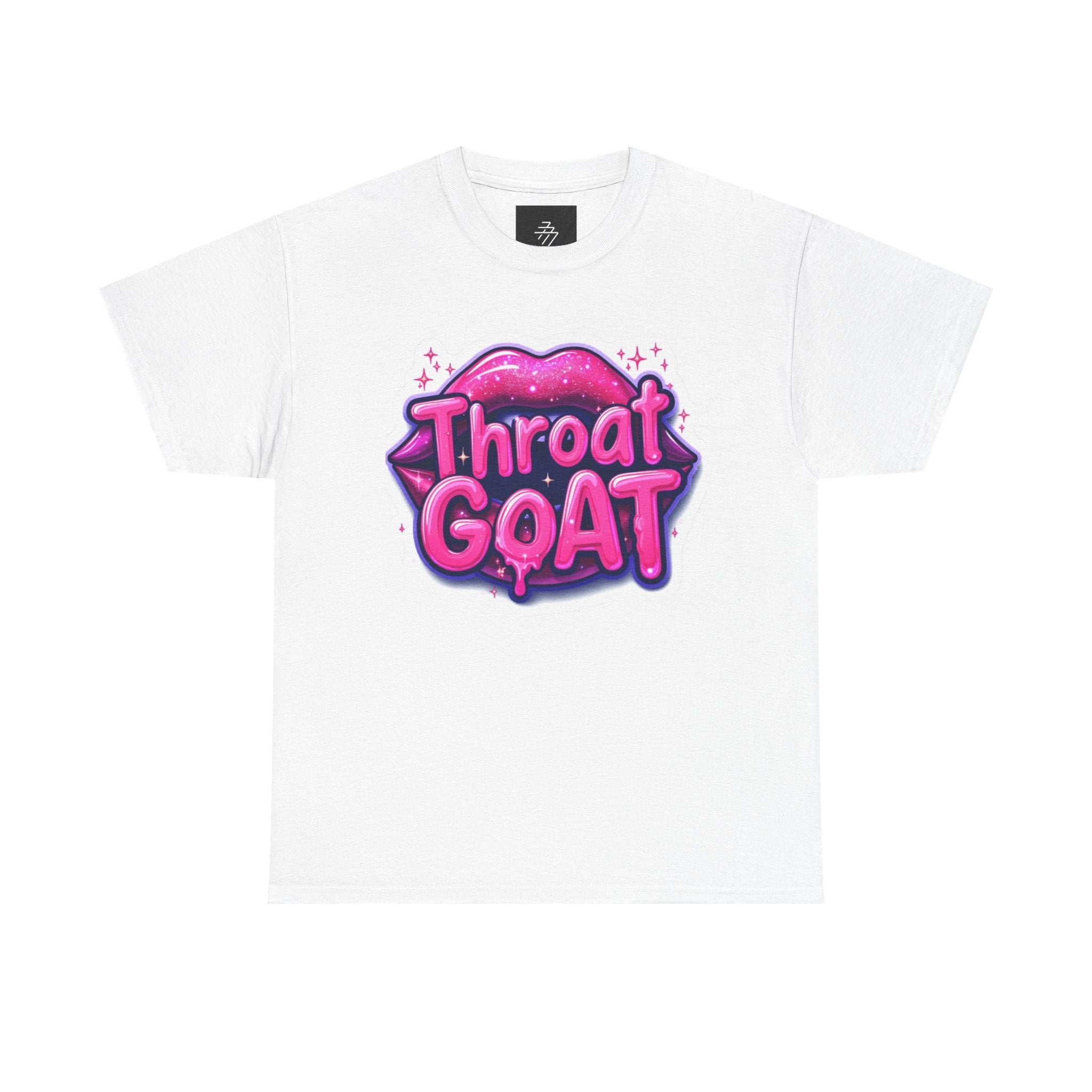 Throat Goat Graphic Tee — Cute Pink Lip Logo Tee