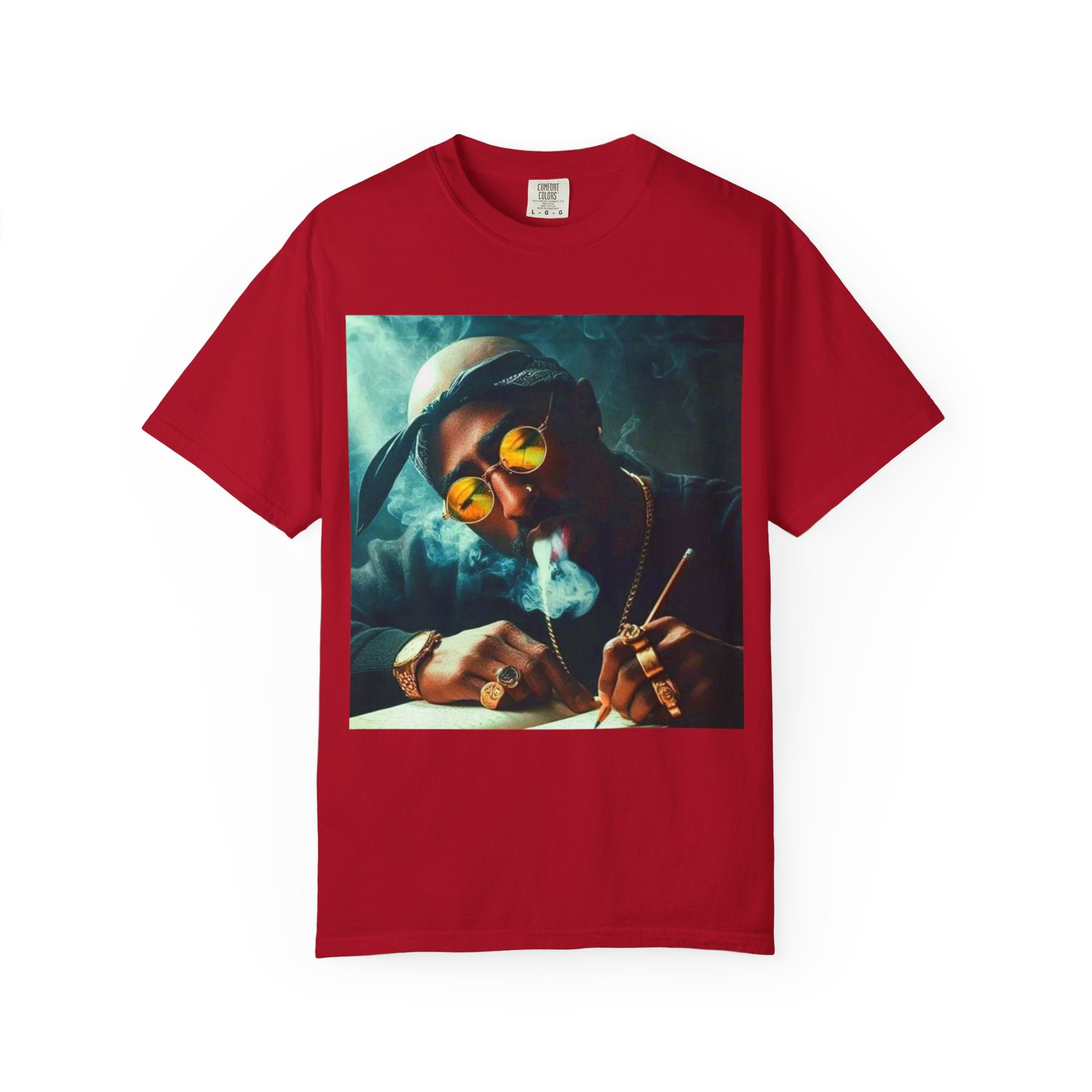 Smoker Portrait T-Shirt | Retro Cool Smoking Artwork