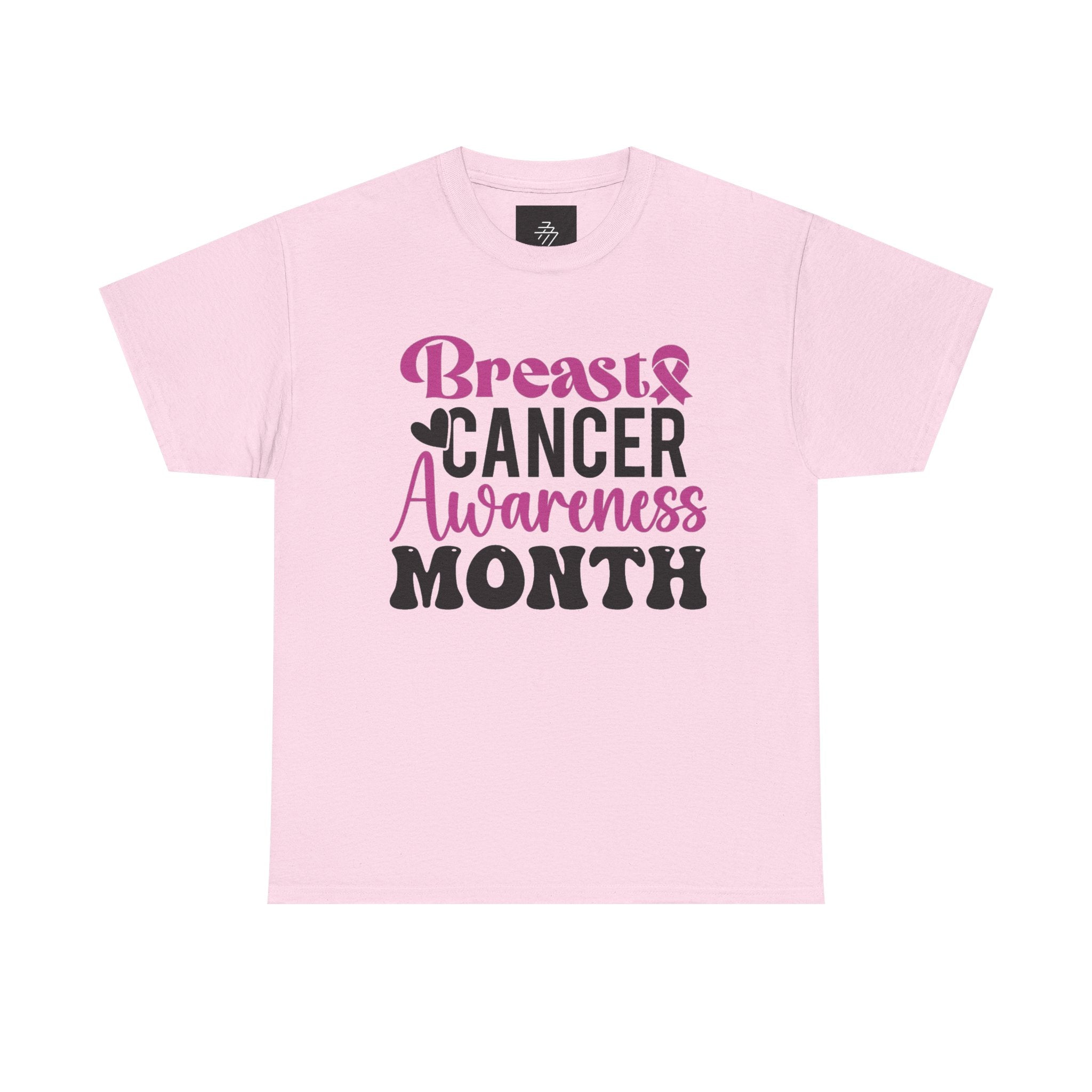 Breast Cancer Awareness Month Pink Ribbon Support Tee
