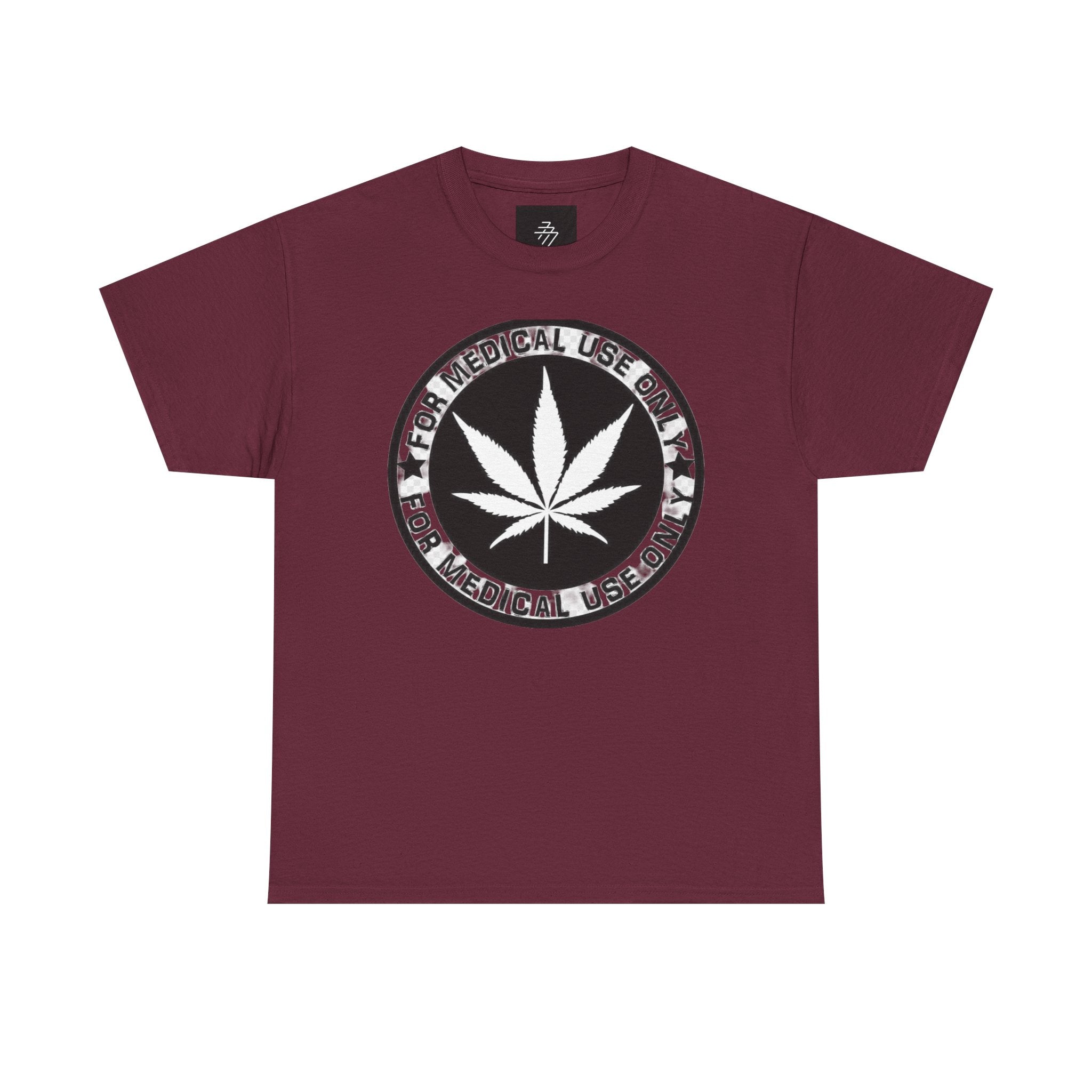 Medical Use Only Cannabis Leaf T-Shirt | Marijuana Logo Tee