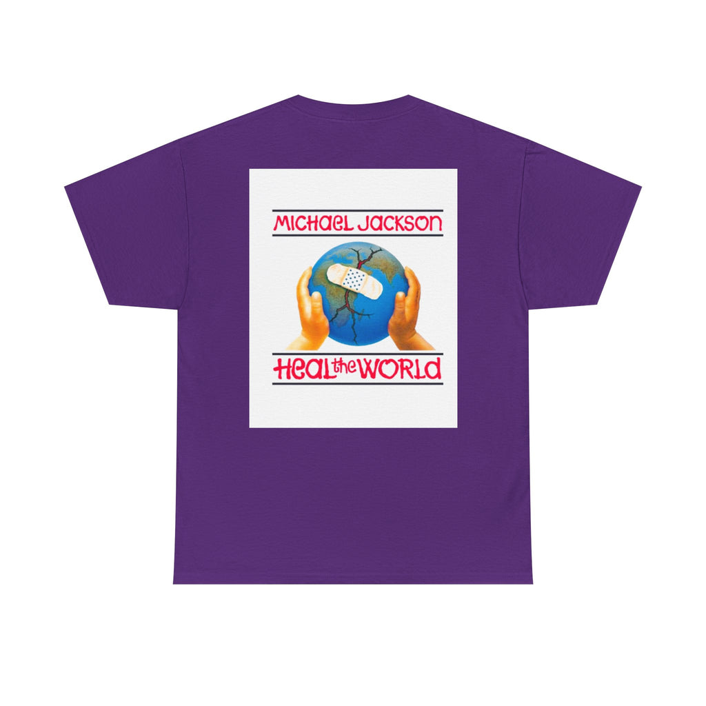 Heal the World T-Shirt | Vintage 90s Pop Icon Album Art Tee