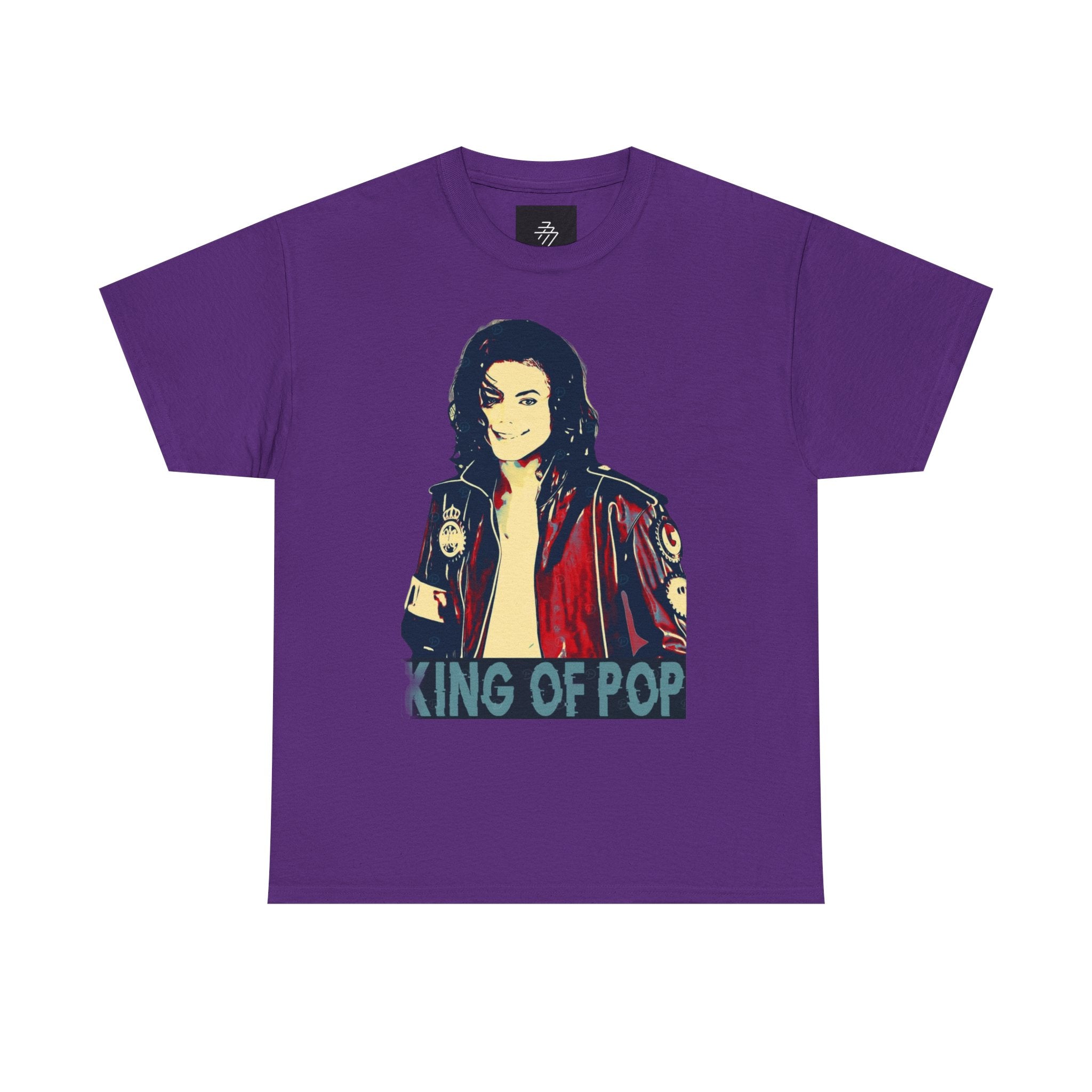 Retro Pop Star Graphic Tee — "King of Pop" Inspired Design