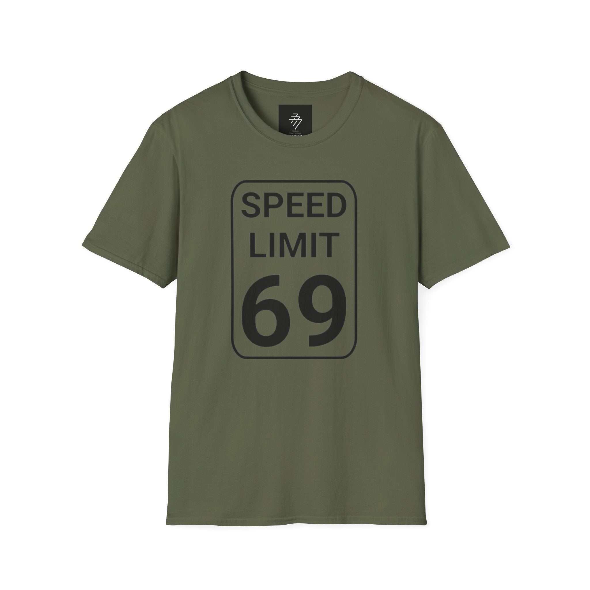 Speed Limit 69 T-Shirt | Road Sign Graphic Tee