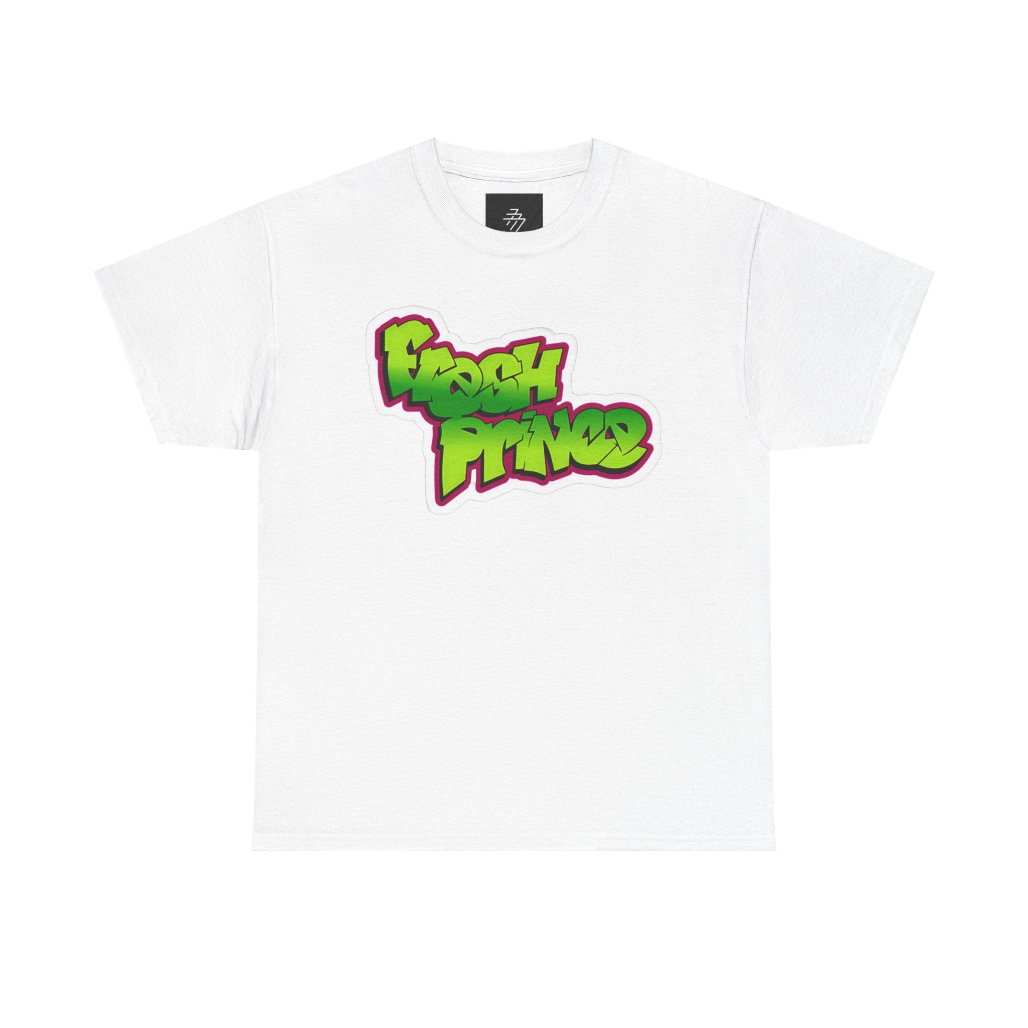 Fresh Prince Graphic Tee — Retro 90s Hip-Hop Graffiti Shirt