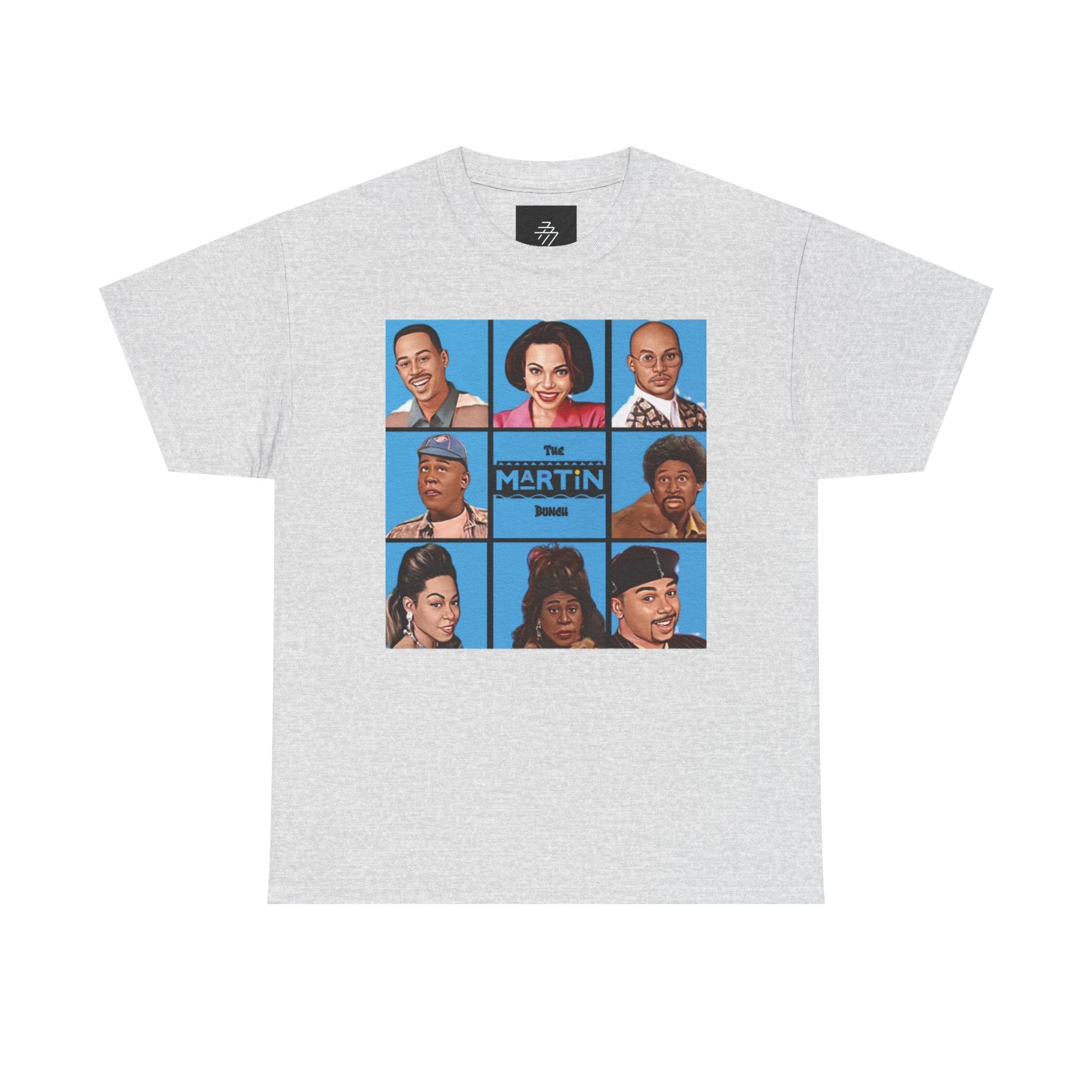 Classic TV Cast Portrait Tee | Retro Sitcom Grid Design
