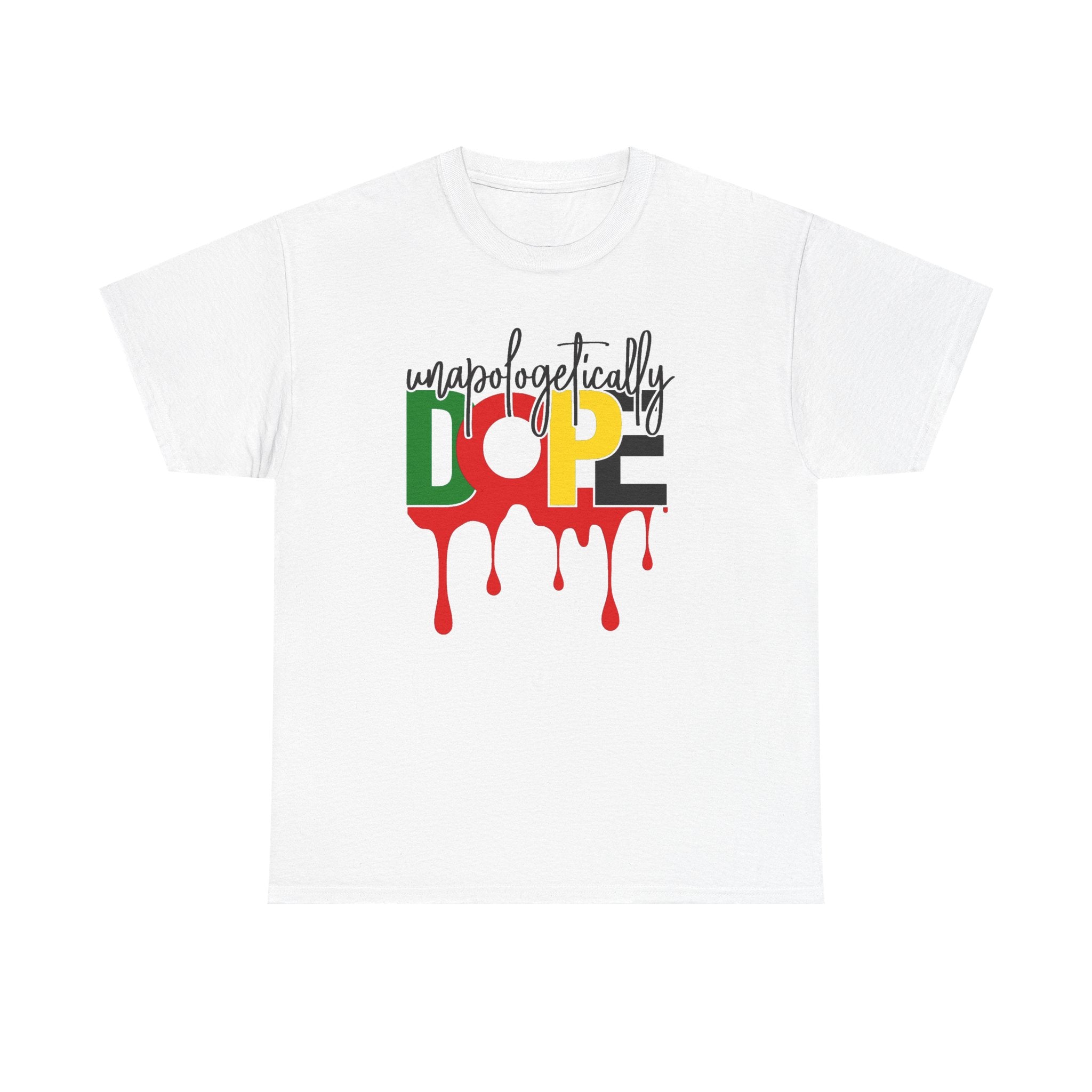 Unapologetically Dope Rasta Drip Graphic Tee