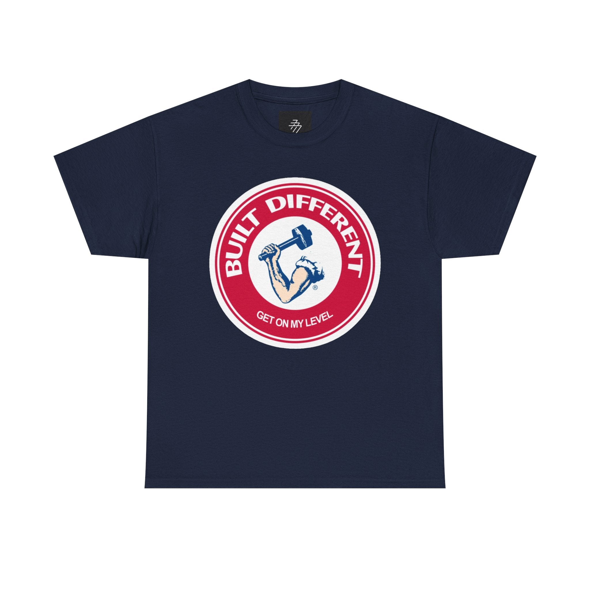 Built Different T-Shirt – "Get On My Level" Weightlifting Gym Tee