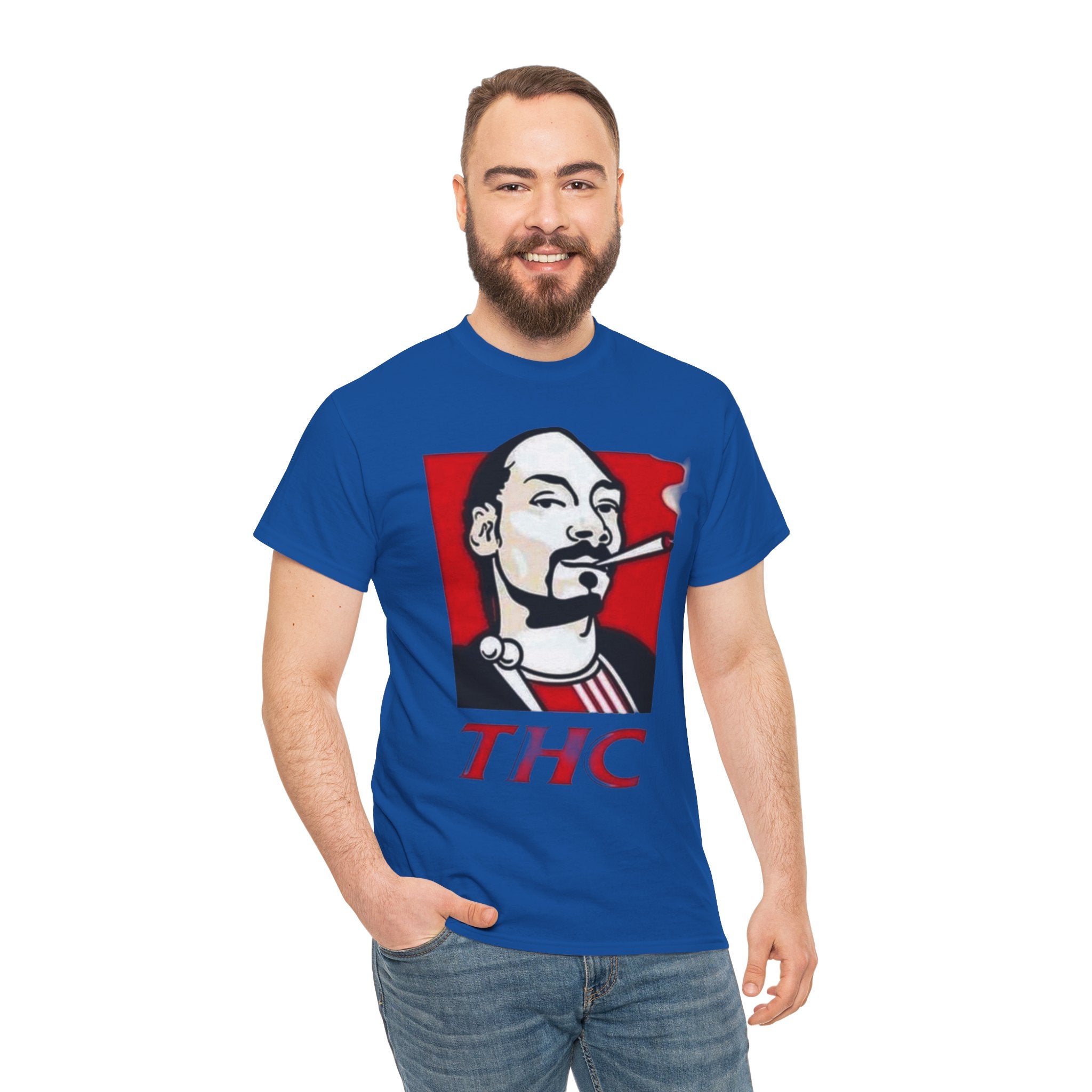 THC Retro Logo Tee – Snoop-Inspired Cannabis Graphic T-Shirt