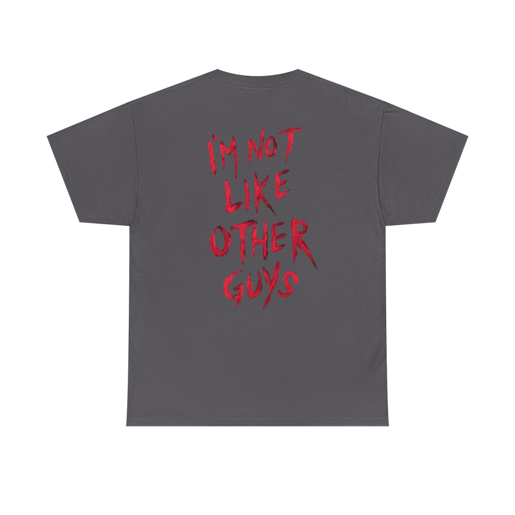 Creepy Smiling Face Tee – “I’m Not Like Other Guys” Graphic T-Shirt