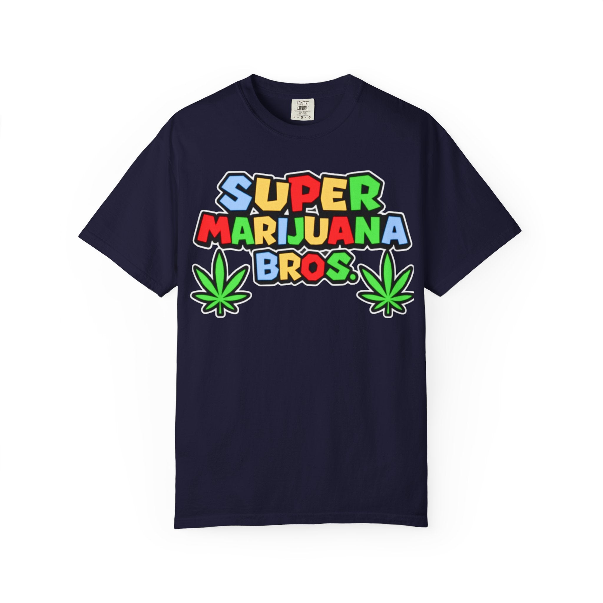 Super Marijuana Bros. T-Shirt — Funny Cannabis Graphic Tee