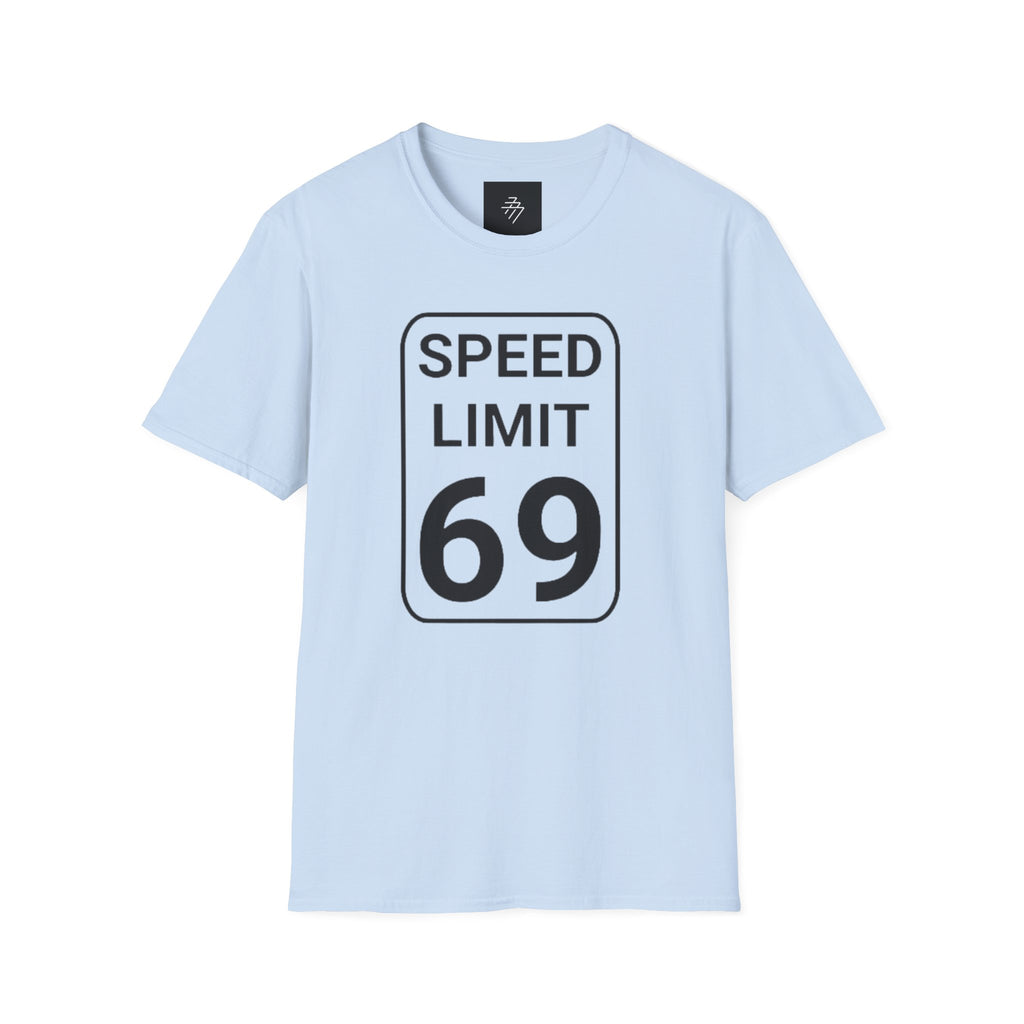 Speed Limit 69 T-Shirt | Road Sign Graphic Tee