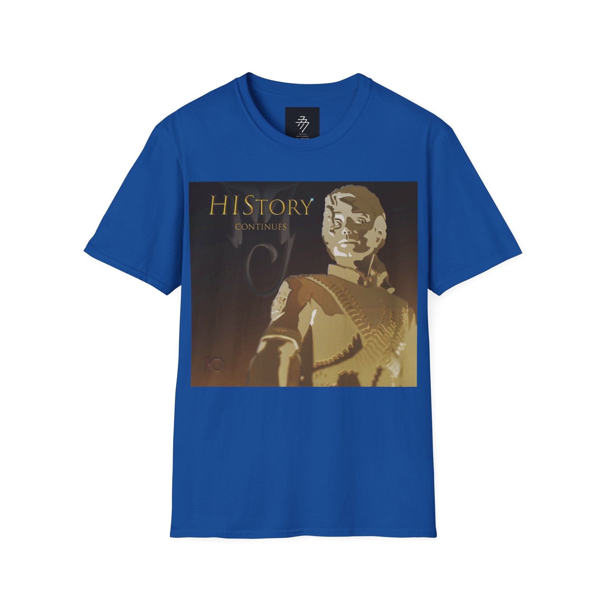History Continues T-Shirt | Vintage Statue Print