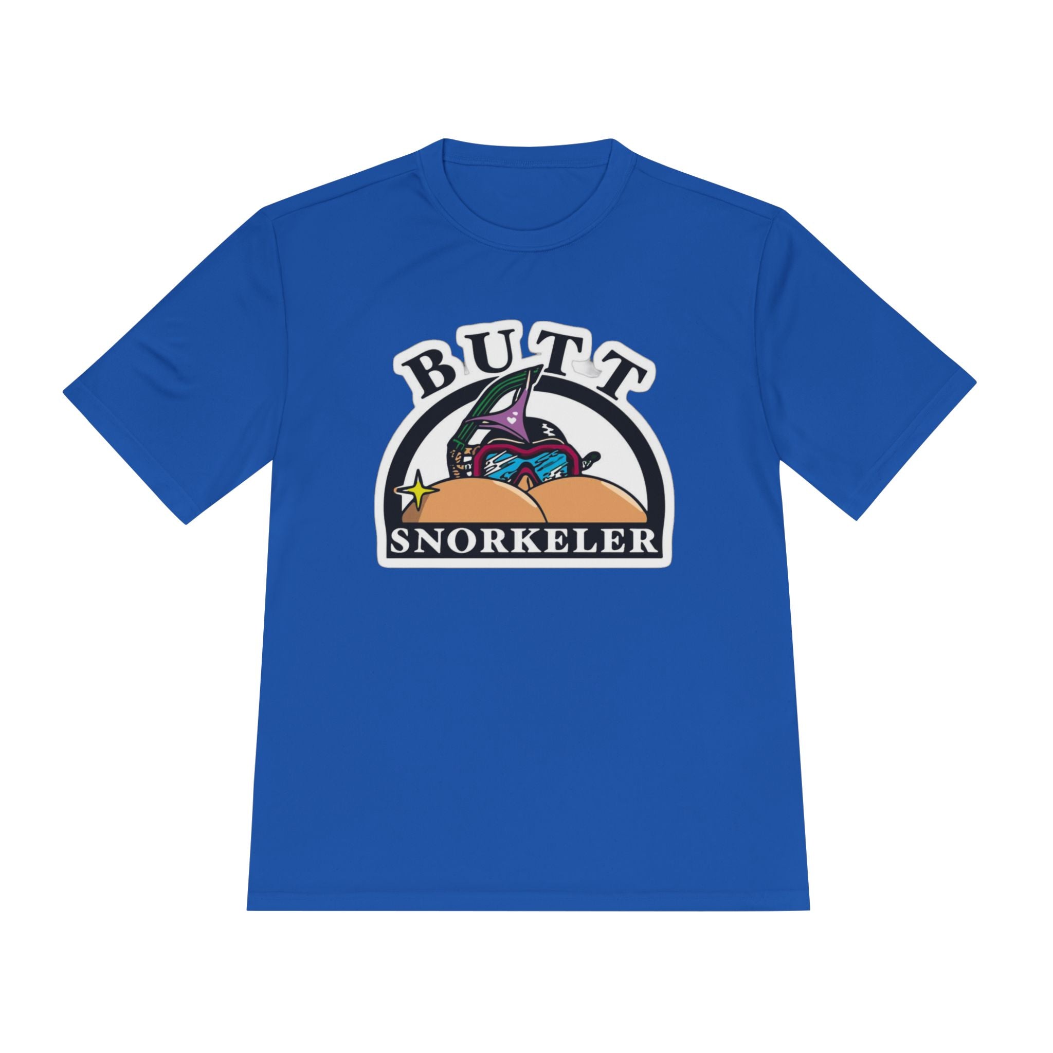 Butt Snorkeler Tee | Funny Beach Graphic Shirt, Retro Diving Design