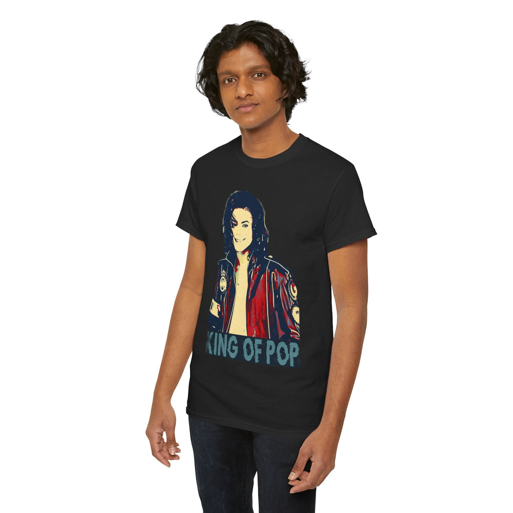 Retro Pop Star Graphic Tee — "King of Pop" Inspired Design