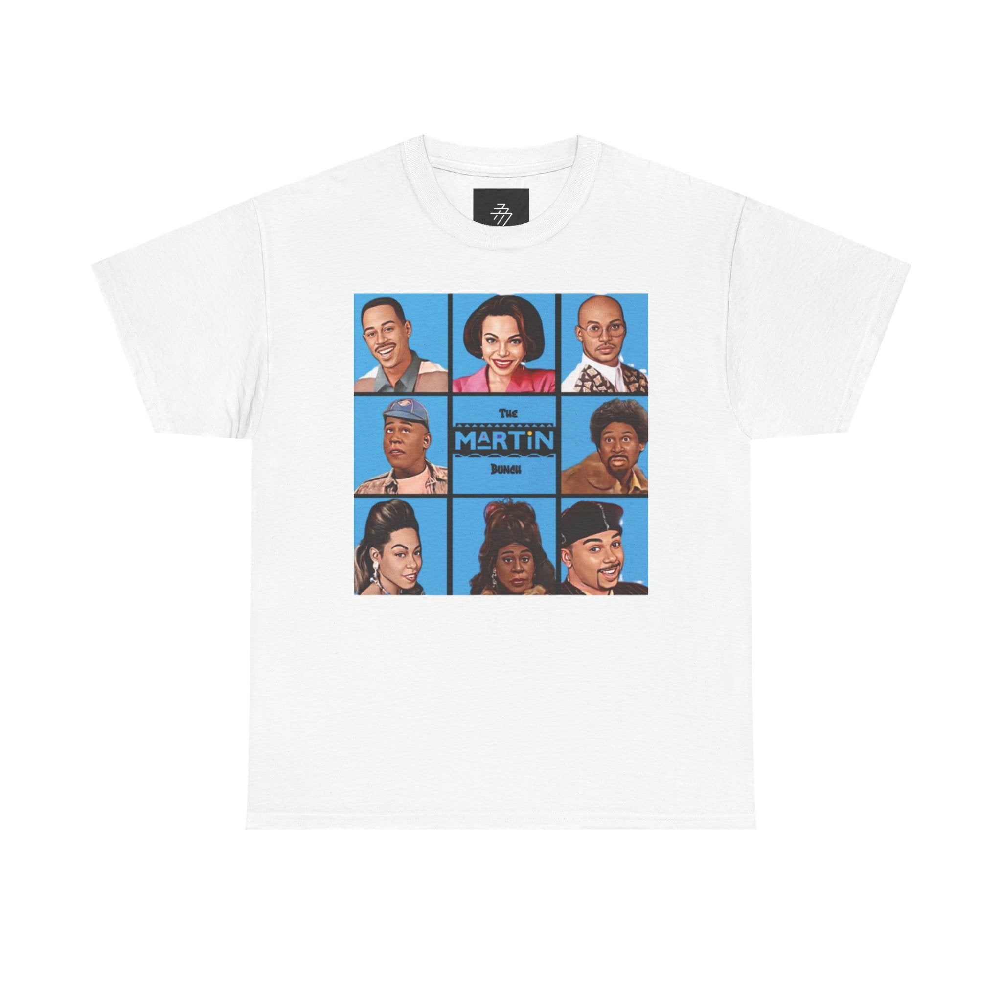 Classic TV Cast Portrait Tee | Retro Sitcom Grid Design