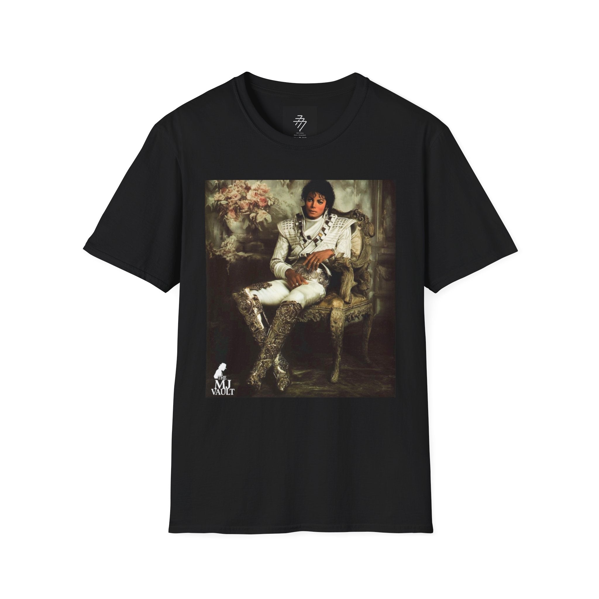 Regal Portrait Graphic T-Shirt | Vintage Royalty Art Tee
