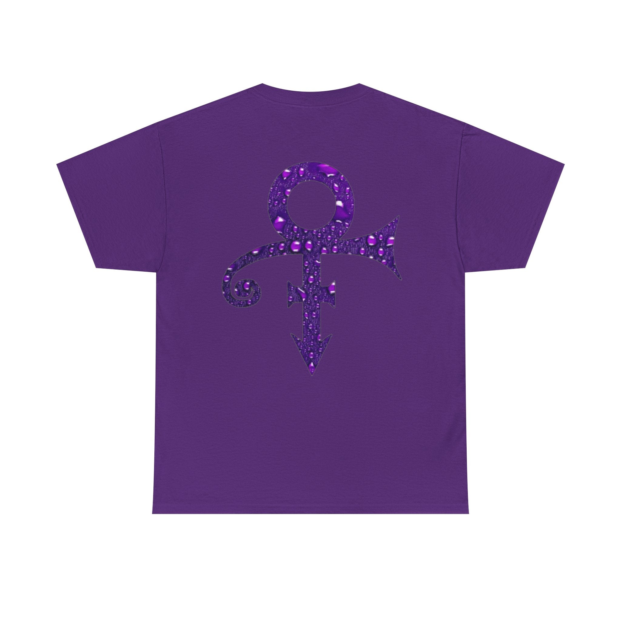 Prince Portrait Tee — Iconic Purple Love Symbol T-Shirt
