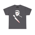 Halloween Michael Myers T‑Shirt — Bloody Knife Horror Movie Tee