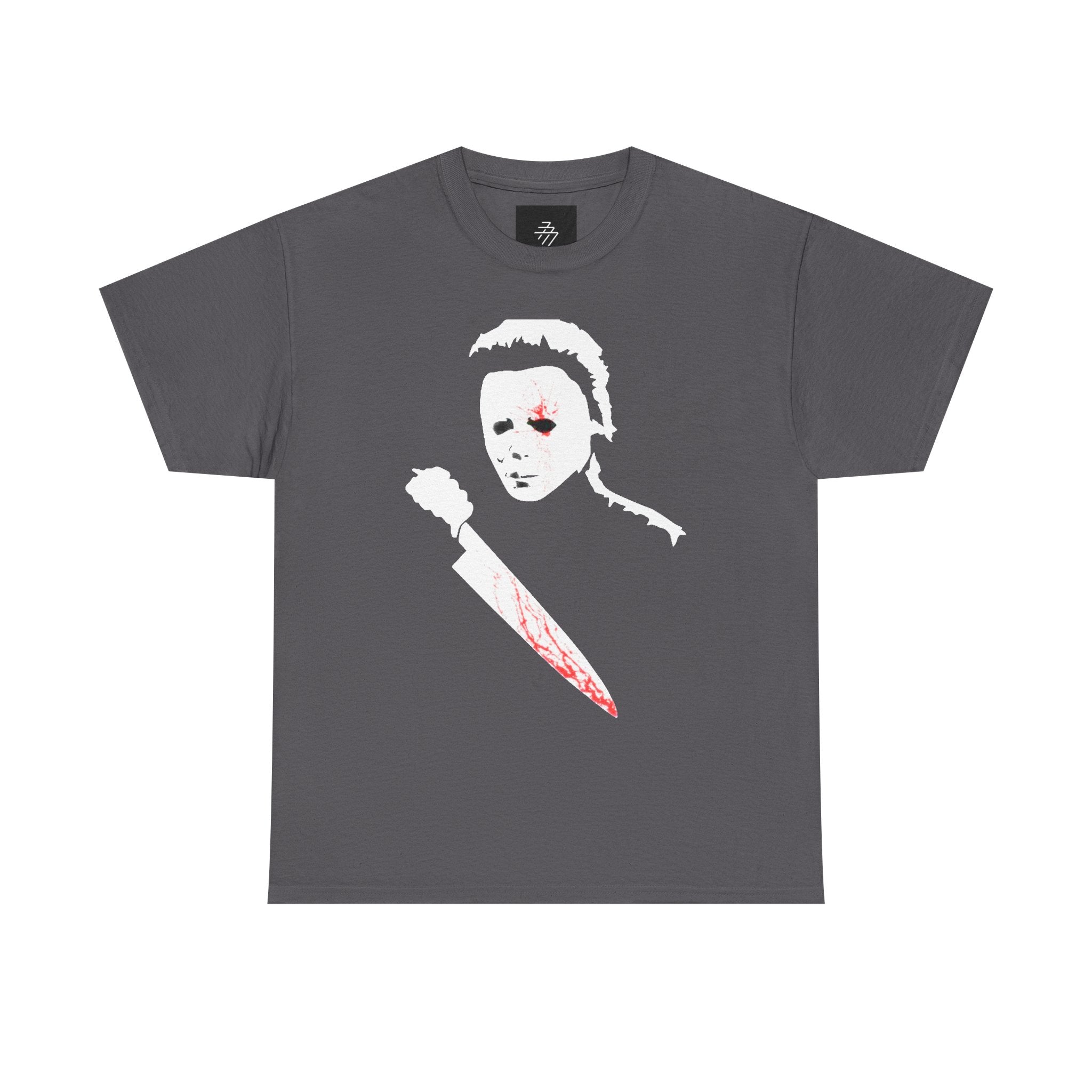Halloween Michael Myers T‑Shirt — Bloody Knife Horror Movie Tee