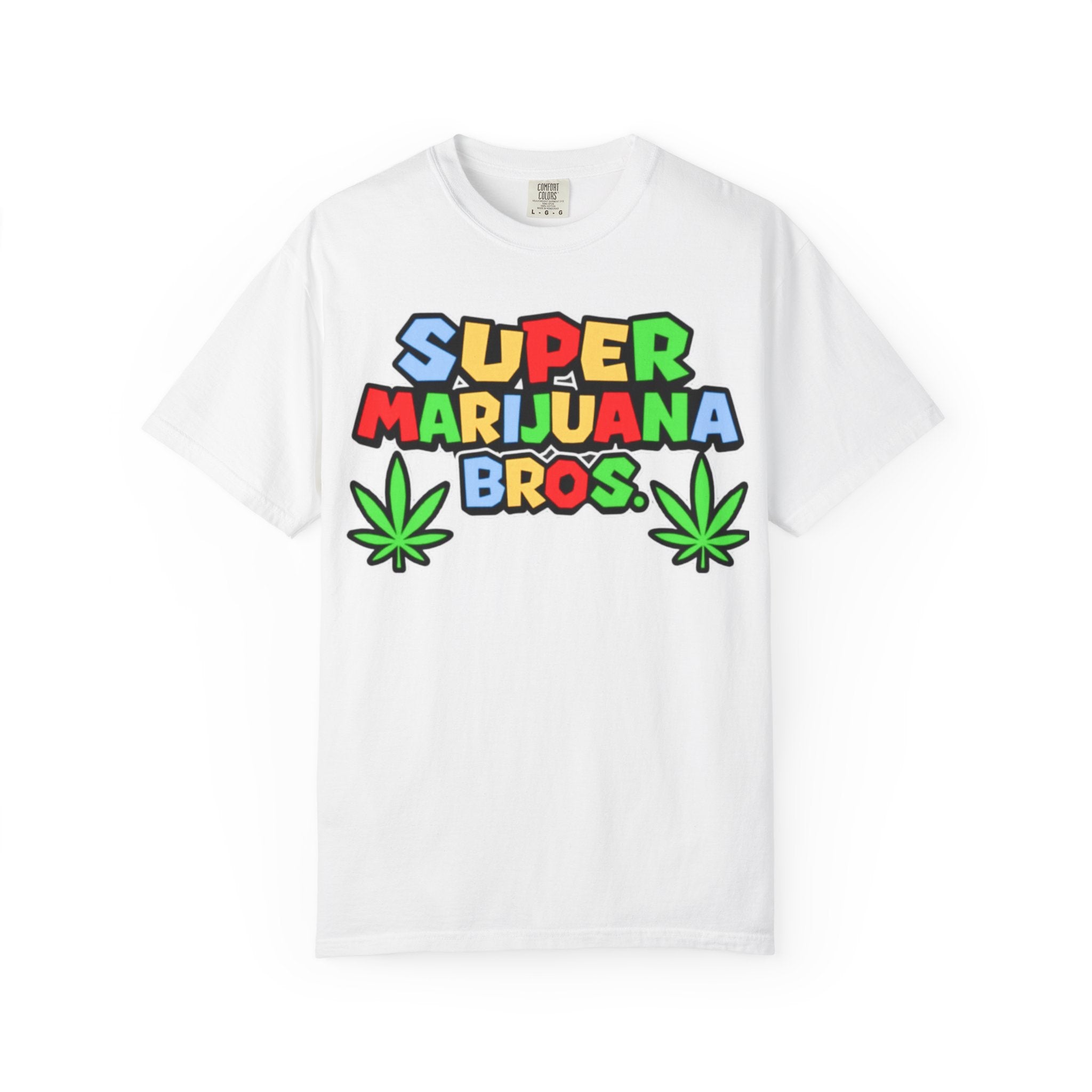 Super Marijuana Bros. T-Shirt — Funny Cannabis Graphic Tee