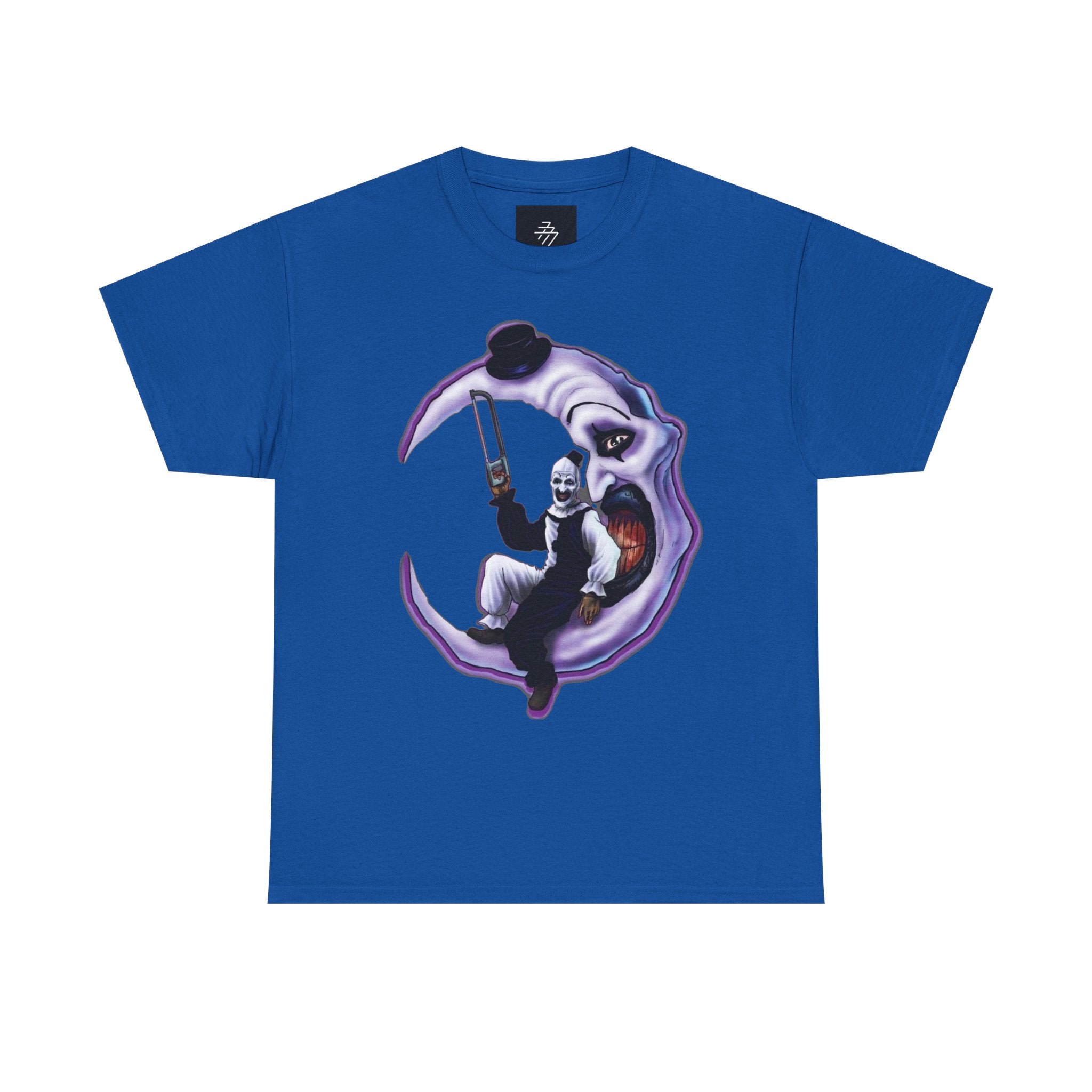 Art The Clown Crescent Moon Grim Reaper Horror Graphic T-Shirt
