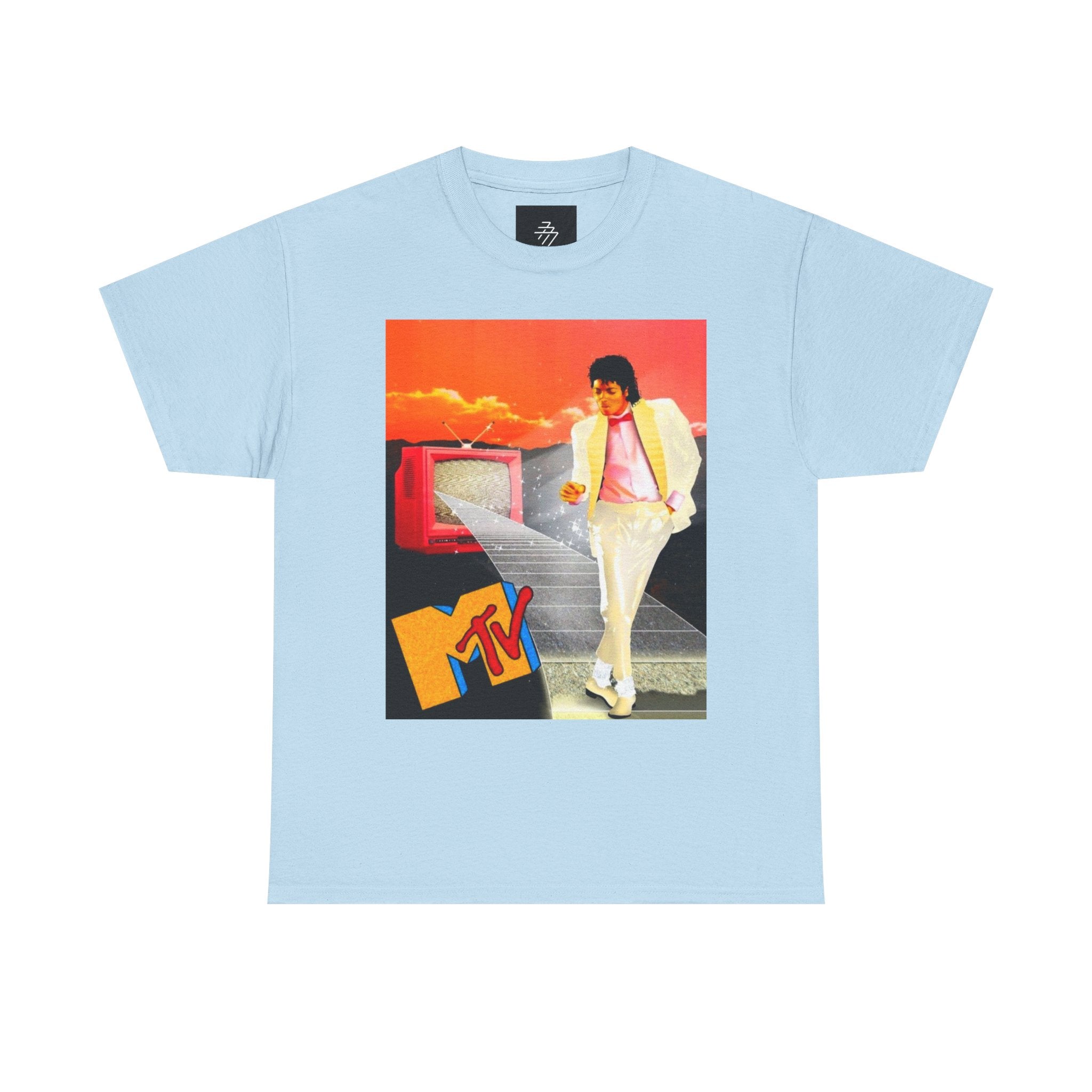Retro MTV Michael Jackson Tee — 80s Pop Icon Graphic T-Shirt