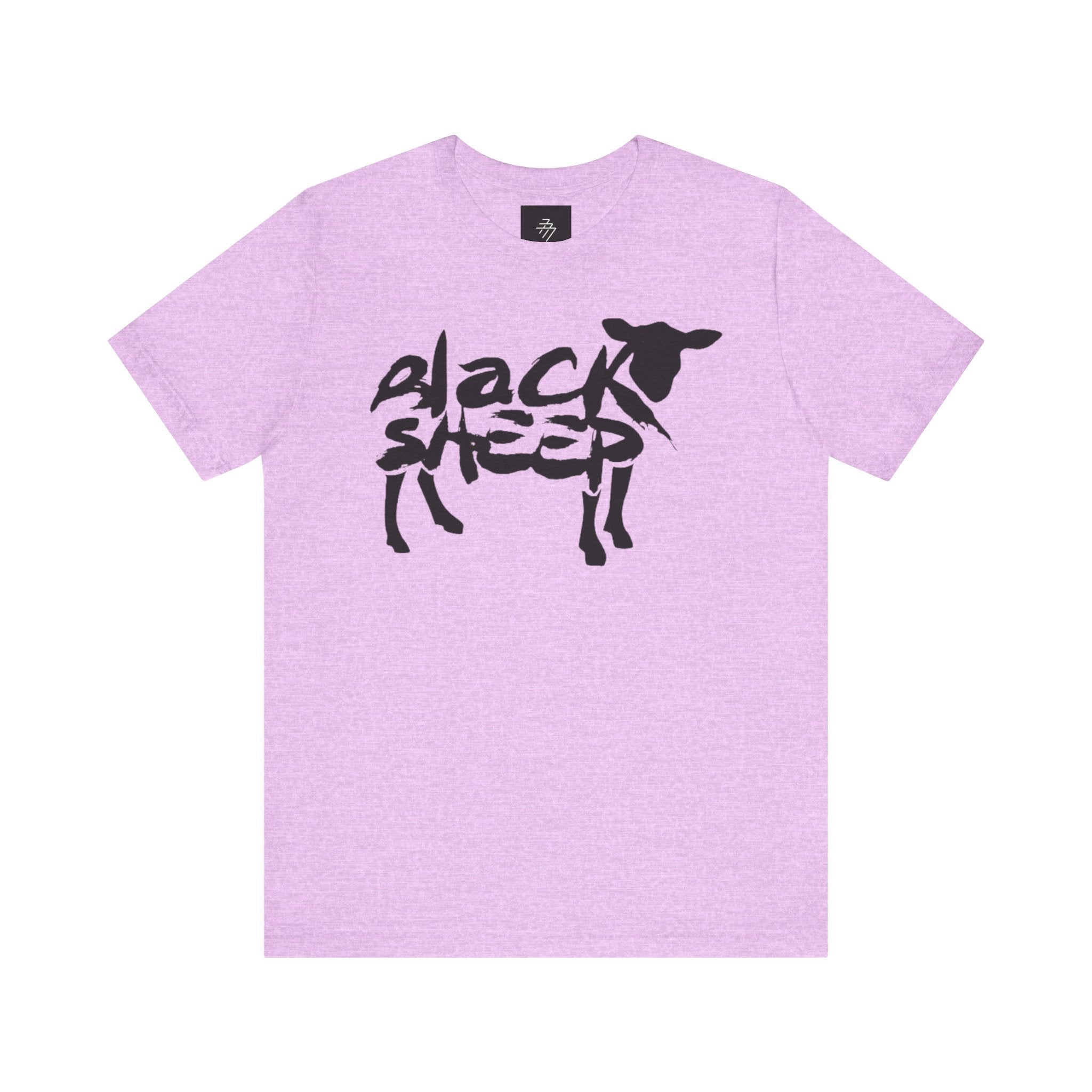Black Sheep Graphic Tee - 'Black Sheep' Script & Silhouette T-Shirt