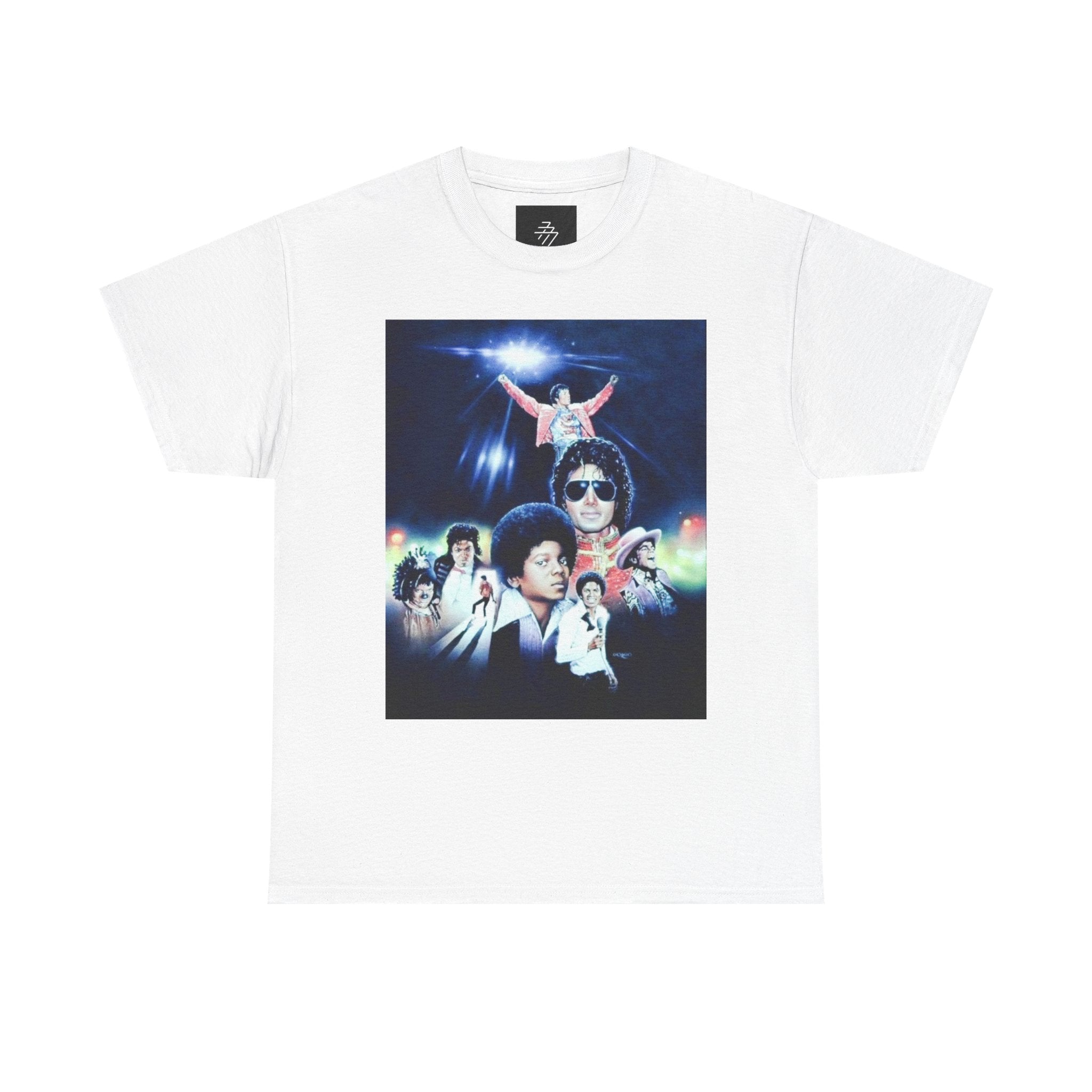 MJ Retro Music Tee — Vintage Pop Star Poster Graphic T-Shirt