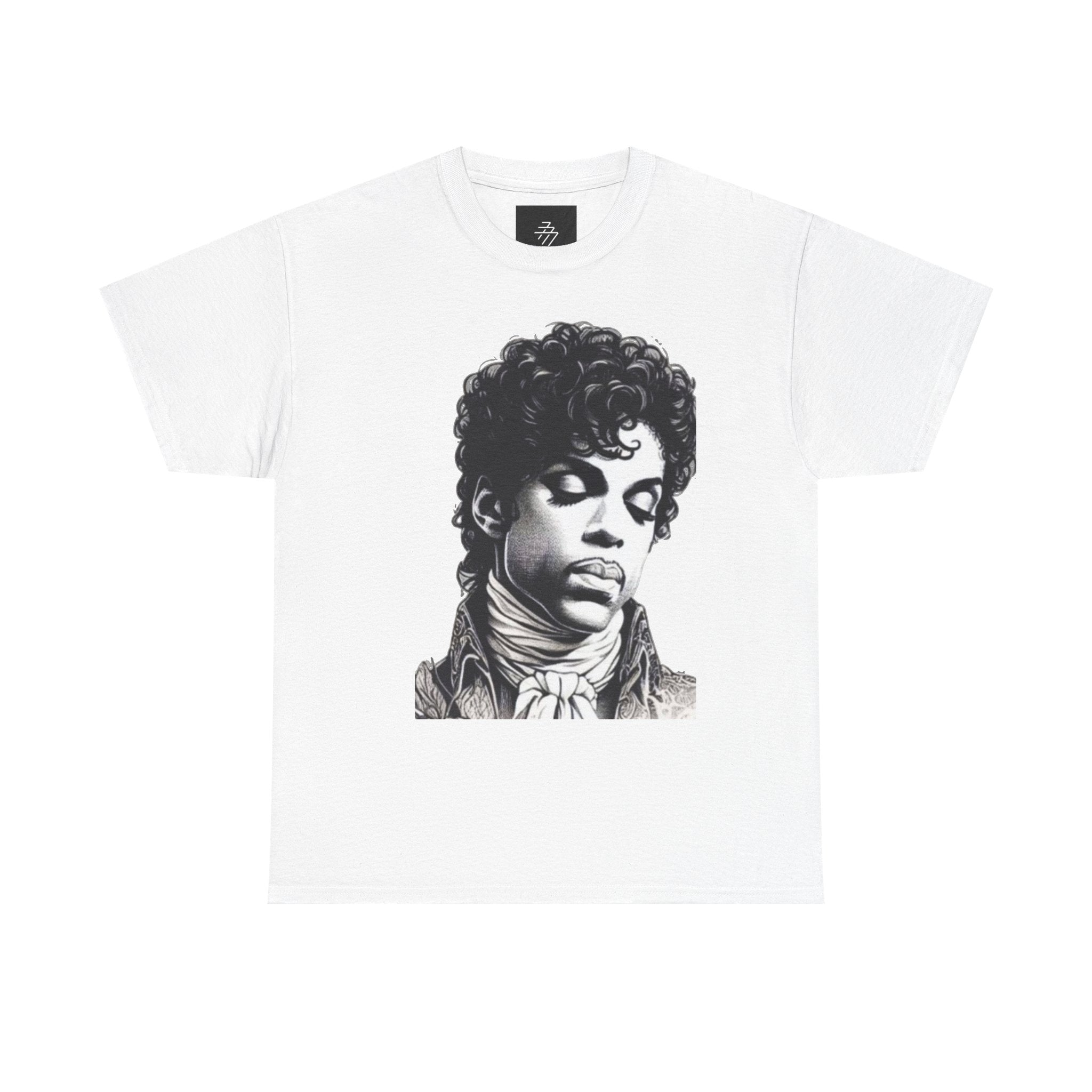 Prince Portrait Tee — Iconic Purple Love Symbol T-Shirt