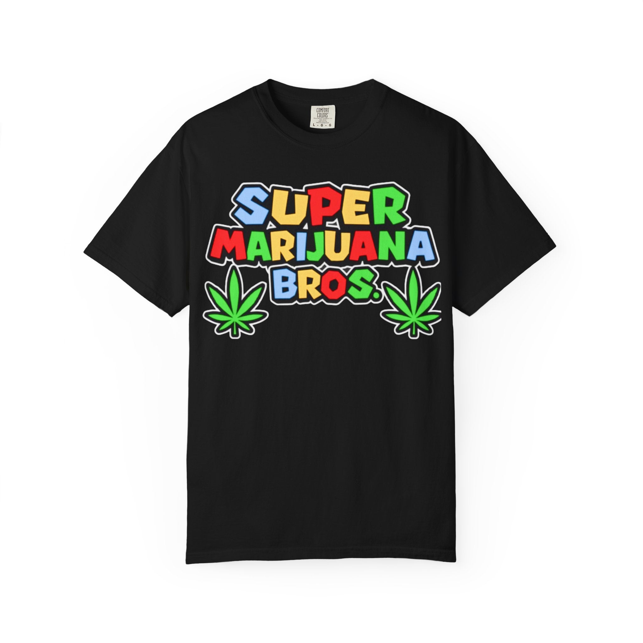 Super Marijuana Bros. T-Shirt — Funny Cannabis Graphic Tee