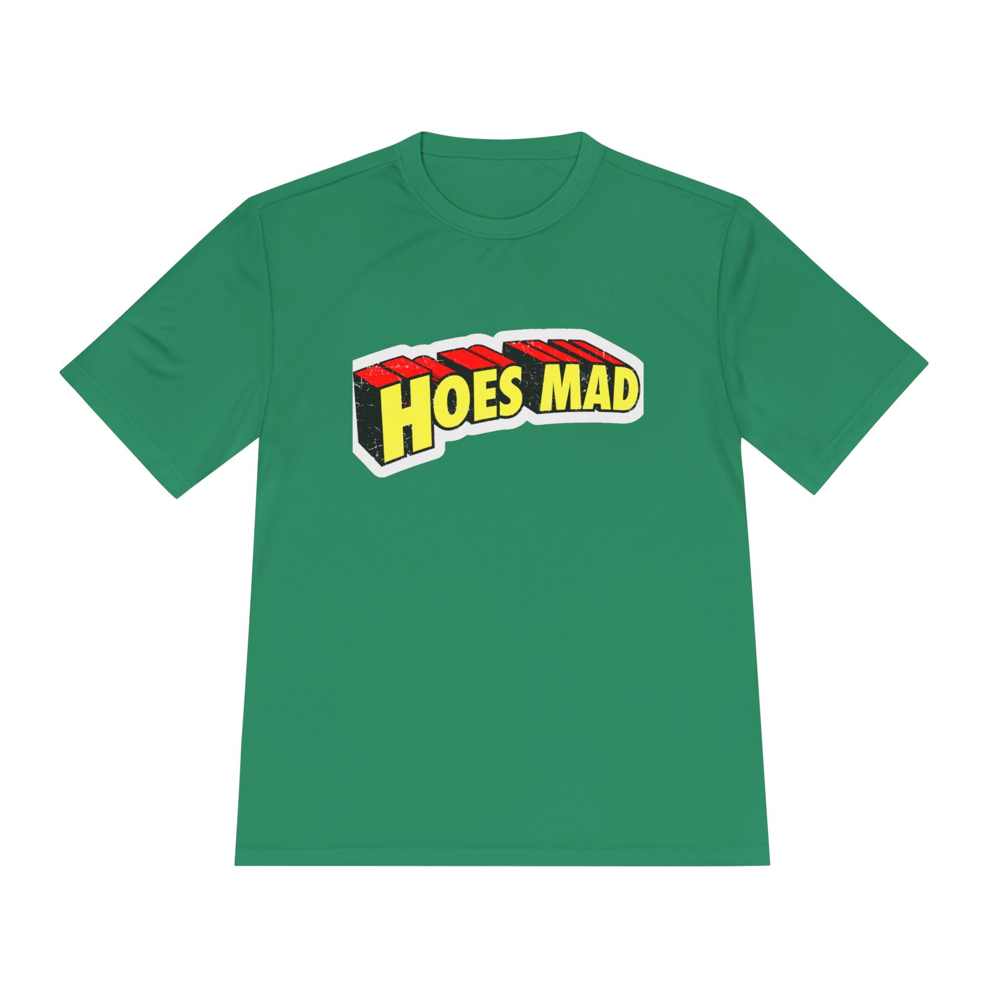 Hoes Mad Tee | Bold 3D Comic Text Shirt
