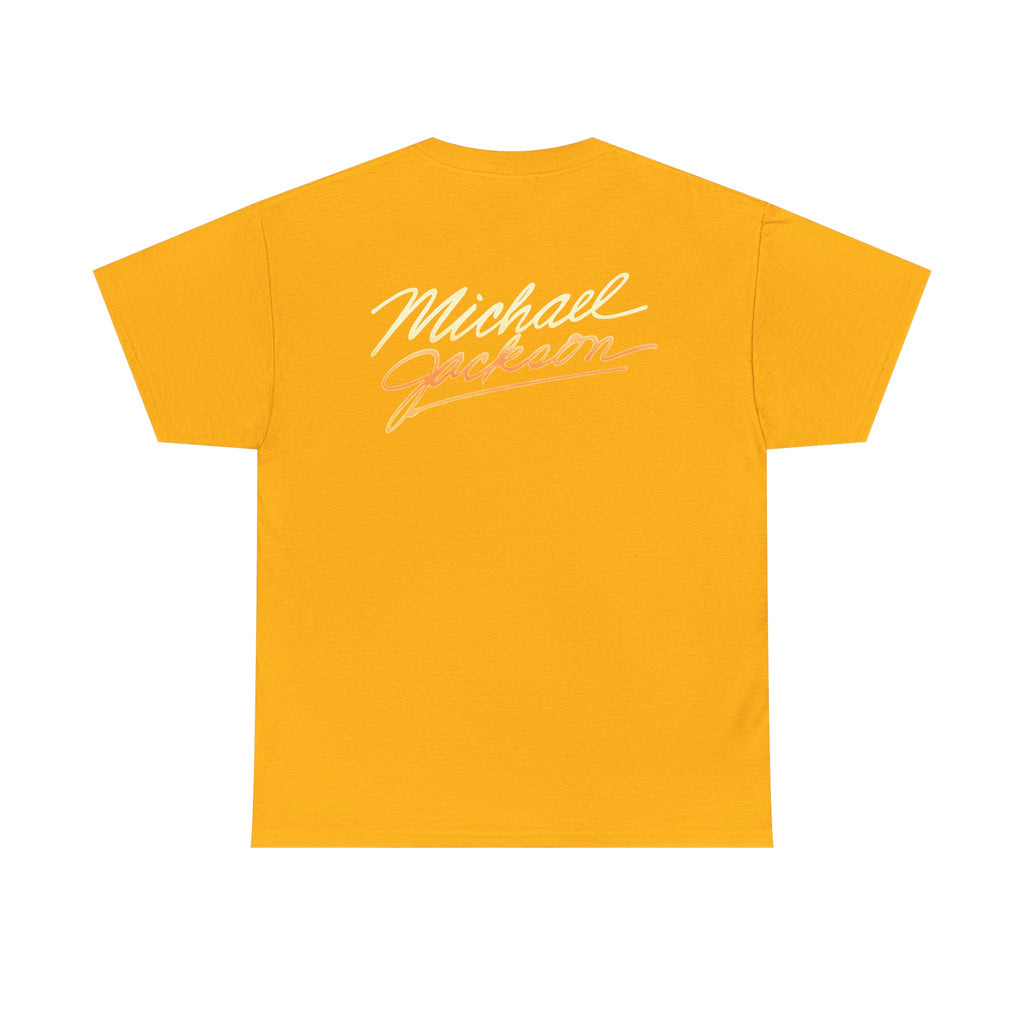 MJ Retro Pop Icon Photo with Script Back